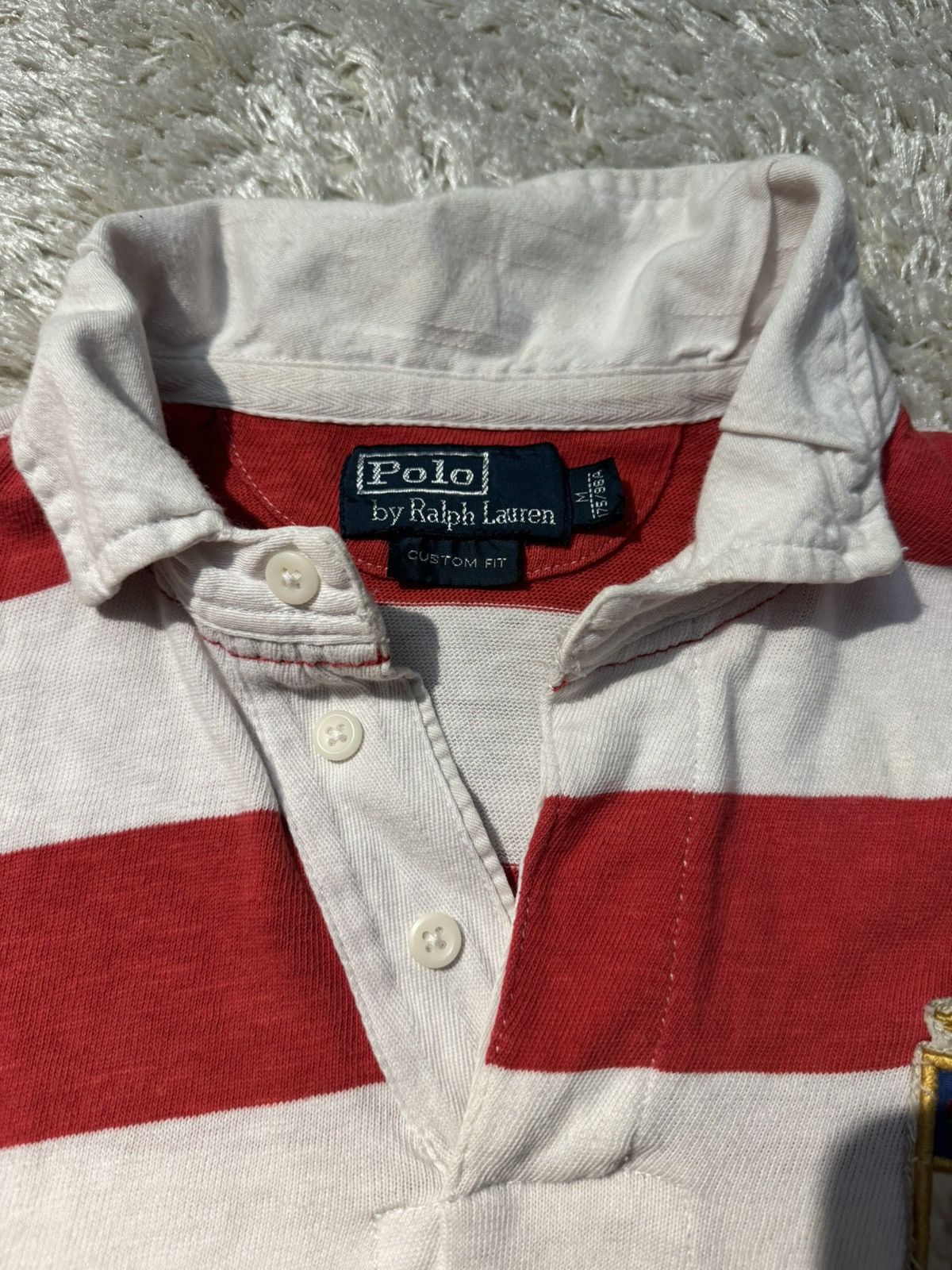 Vintage Vintage Polo Ralph Lauren Striped Rugby Jersey Japan Style Size US M / EU 48-50 / 2 - 4 Thumbnail