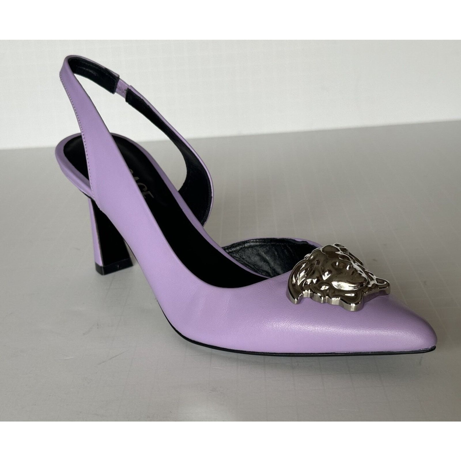 Versace Versace Sling Back Leather Pump Shoes Violet 10 US 1009701 Size US 10 / IT 40 - 6 Thumbnail