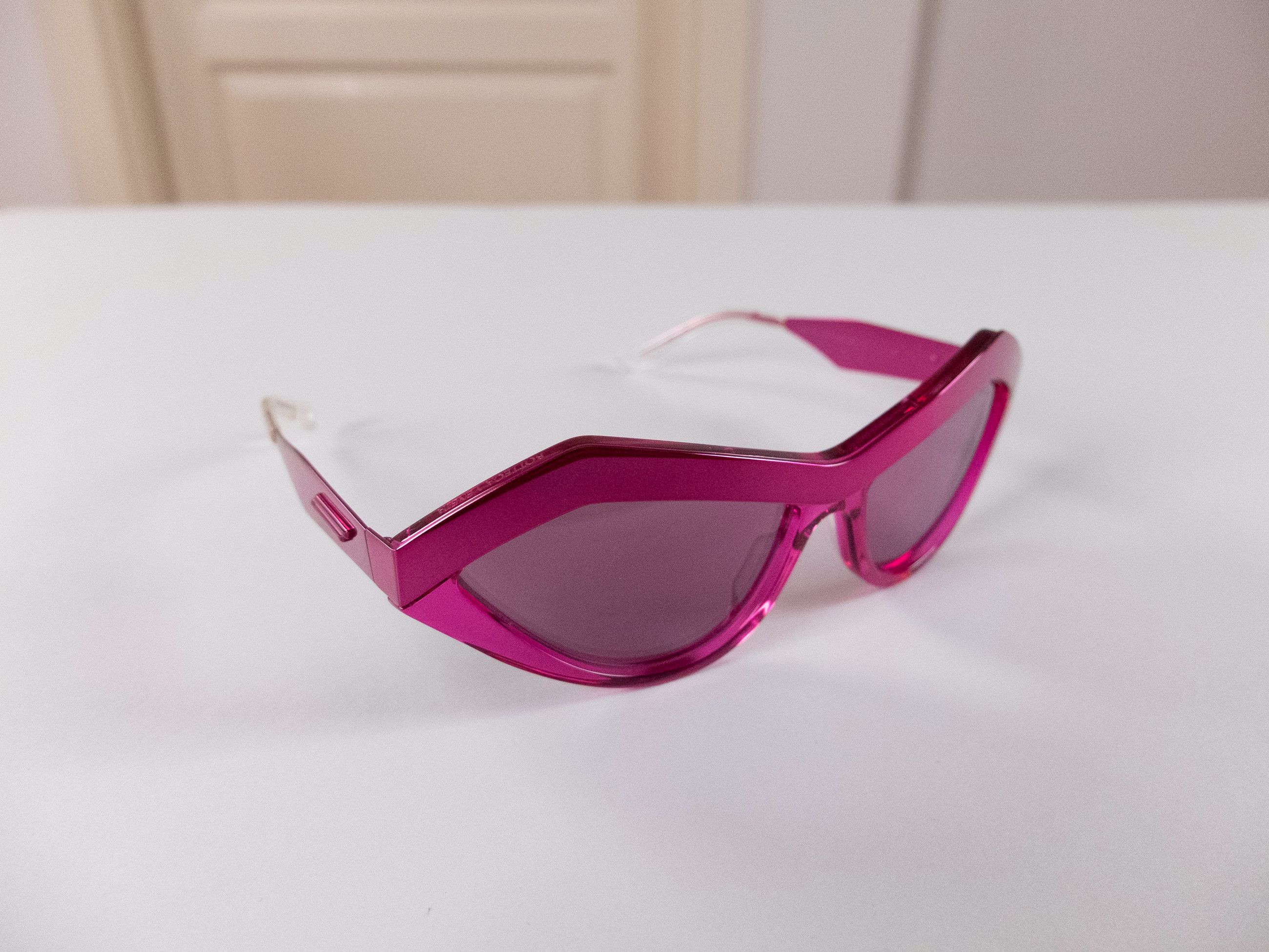 image of Bottega Veneta Original 07 Pink Cateye Sunglasses Japan, Women's