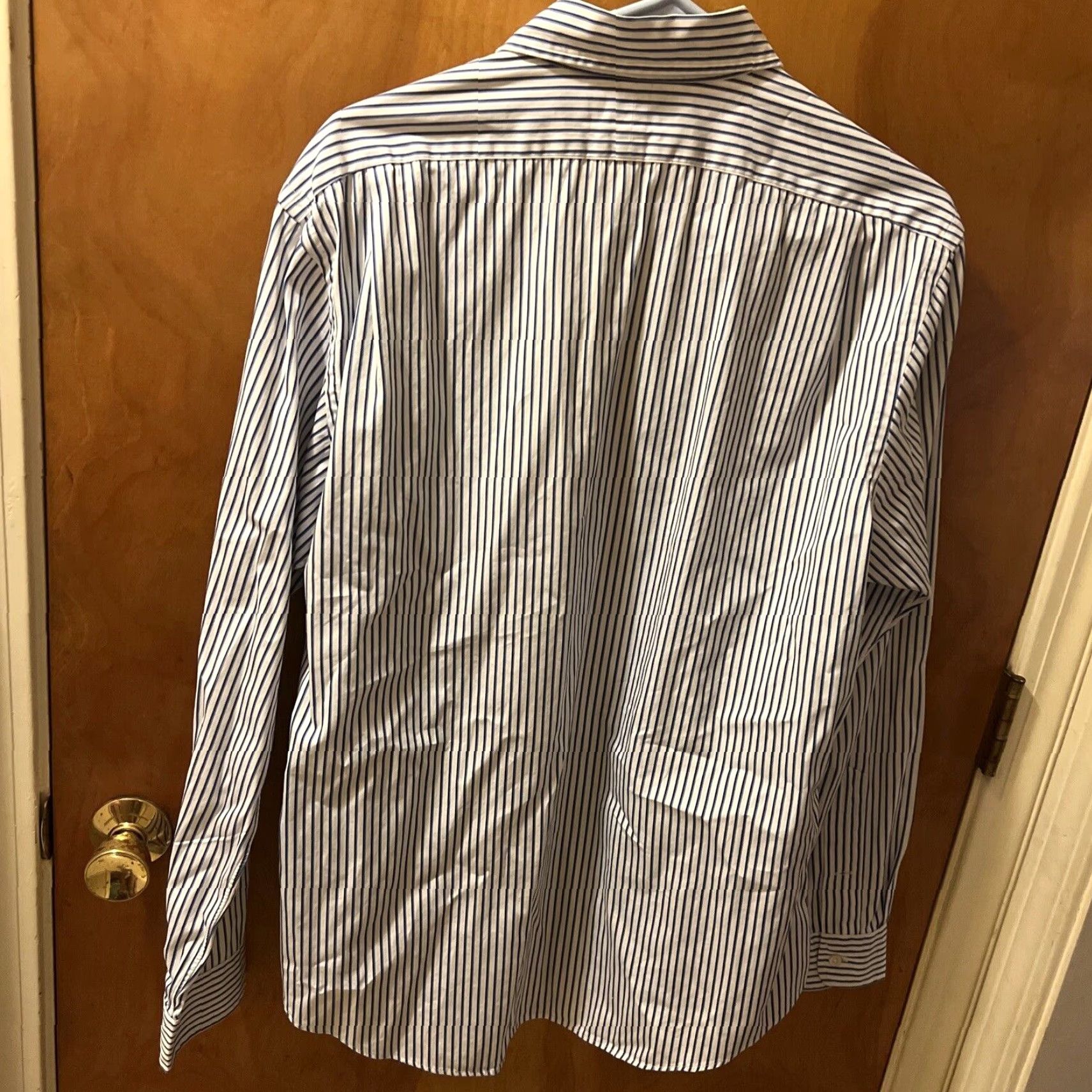 Ralph Lauren VINTAGE Polo Ralph Lauren Men's Shirt Large Pink Stripe Cotton Casual Long Sleeve Classic Fit Size US L / EU 52-54 / 3 - 4 Thumbnail