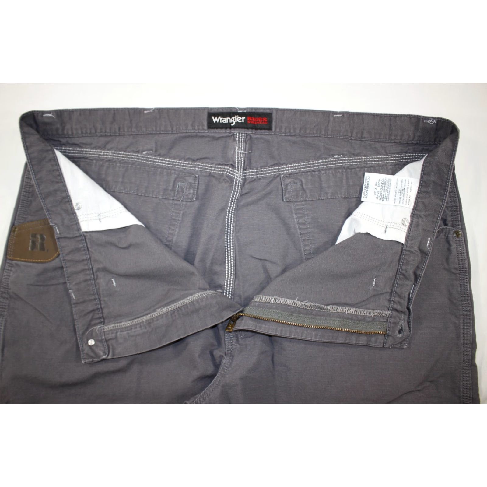 Wrangler Wrangler Riggs Workwear Technician Ripstop Pants Charcoal Gray Men's 46x30 Size US 30 / EU 46 - 5 Thumbnail