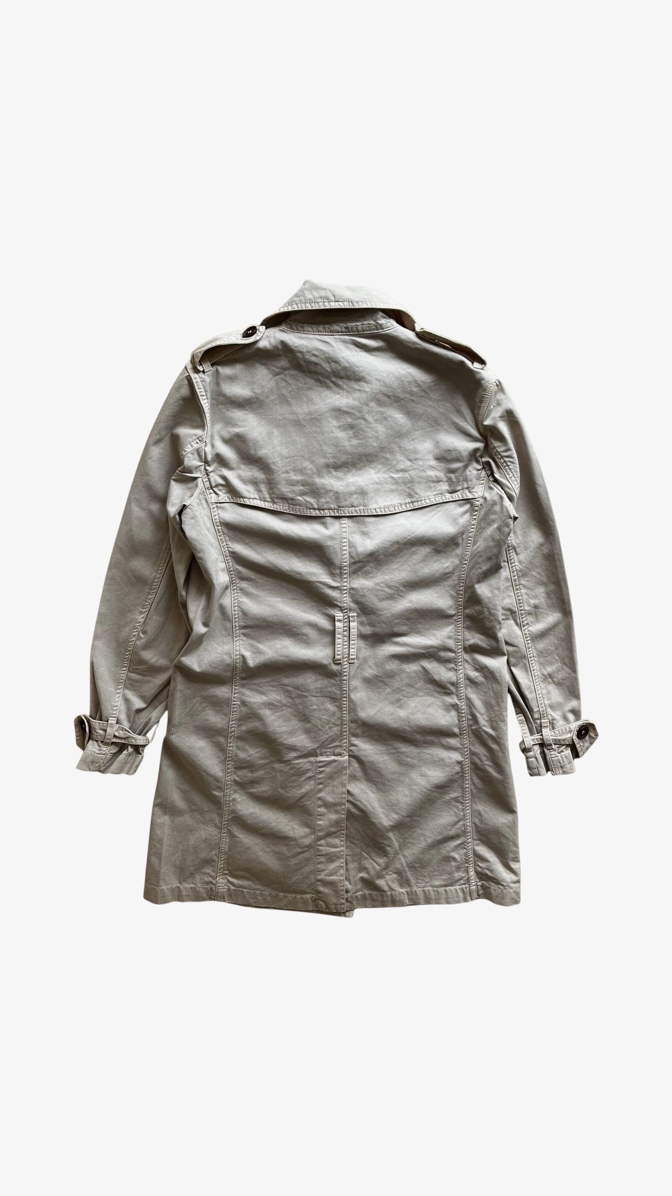 Moncler Vintage Y2K Women's Moncler Double Breasted Trench Coat Size M / US 6-8 / IT 42-44 - 3 Thumbnail