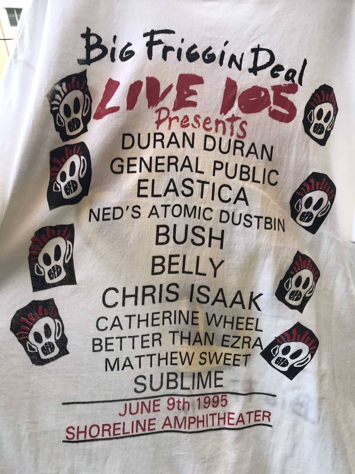 Band Tees × Vintage Very Rare Vintage 1995 Big Friggin Deals band present tee Size US XL / EU 56 / 4 - 3 Thumbnail