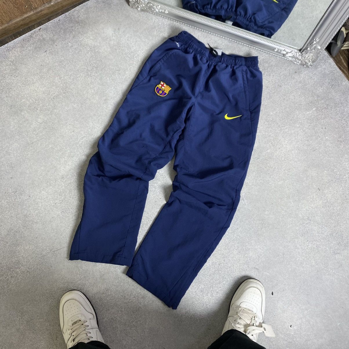 Vintage Nike Track Pants Barcelona Double Swoosh Sweatpants