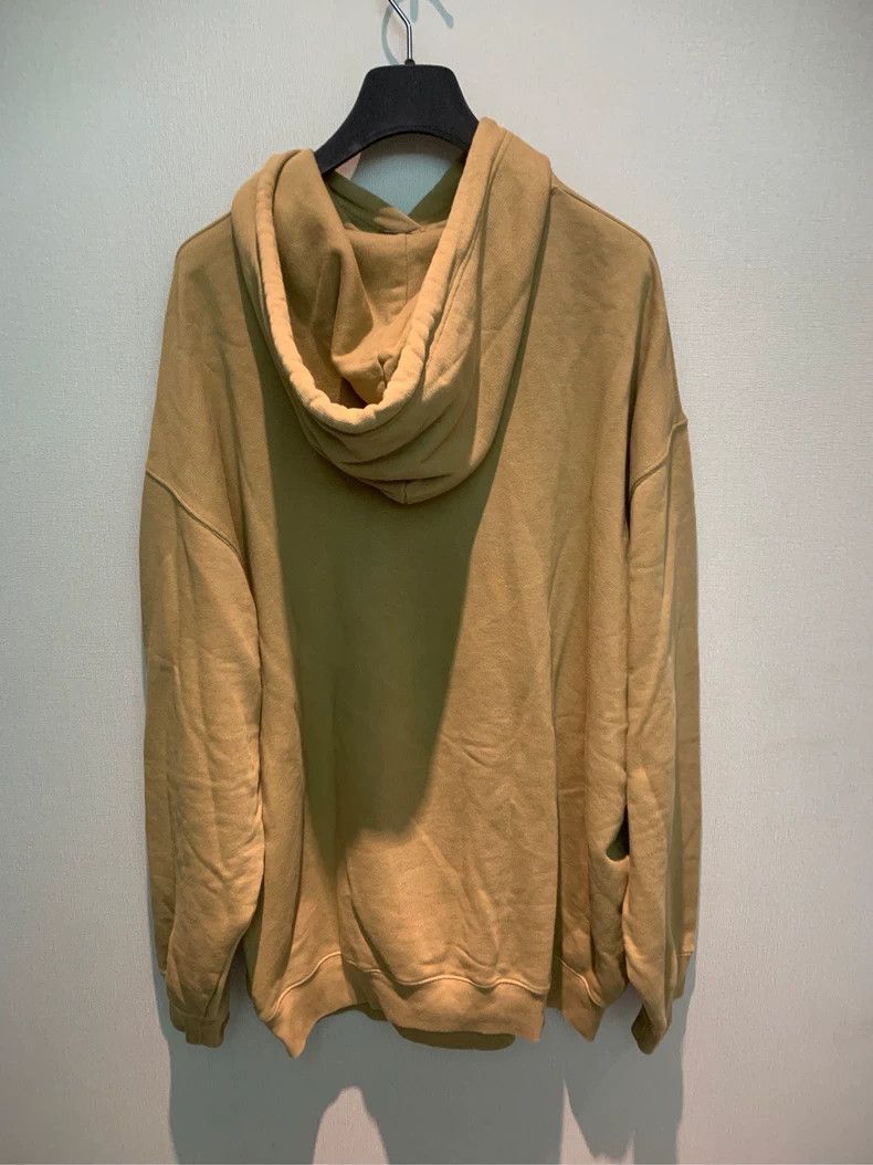 Balenciaga Balenciaga Khaki Wheat Pattern Hooded Sweatshirt Size US M / EU 48-50 / 2 - 2 Thumbnail