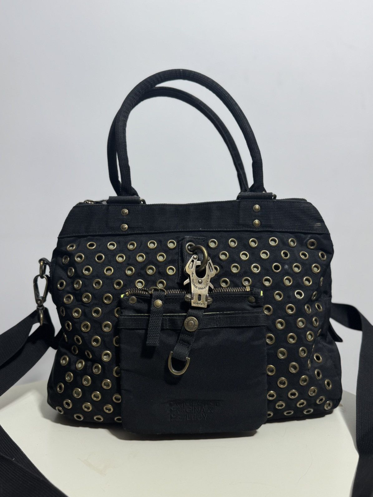 George Gina & Lucy Vintage 2010 GG&L Eye Miss Perfect Gold Black Shoulder Bag Size ONE SIZE - 2 Thumbnail
