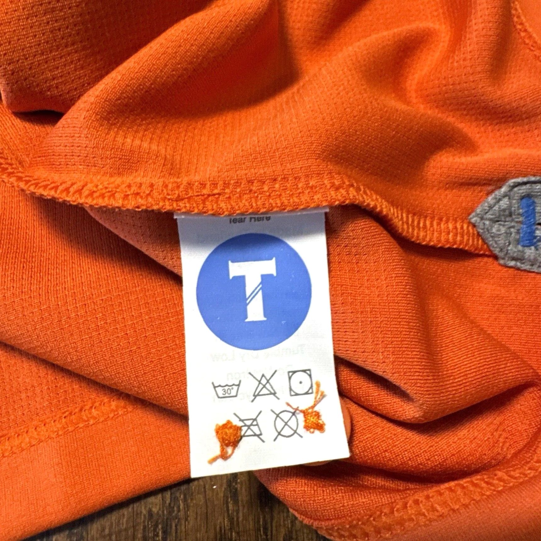 Vintage Twillory Athleisure Polo Mens 2XL Orange Blue Collar Performance Golf Shirt Size US XXL / EU 58 / 5 - 4 Thumbnail