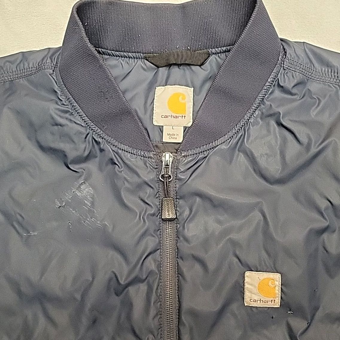 Carhartt Carhartt Vest Mens Large Navy Blue Puffer Insulated Workwear Gilliam Shop 103375 Size US L / EU 52-54 / 3 - 3 Thumbnail
