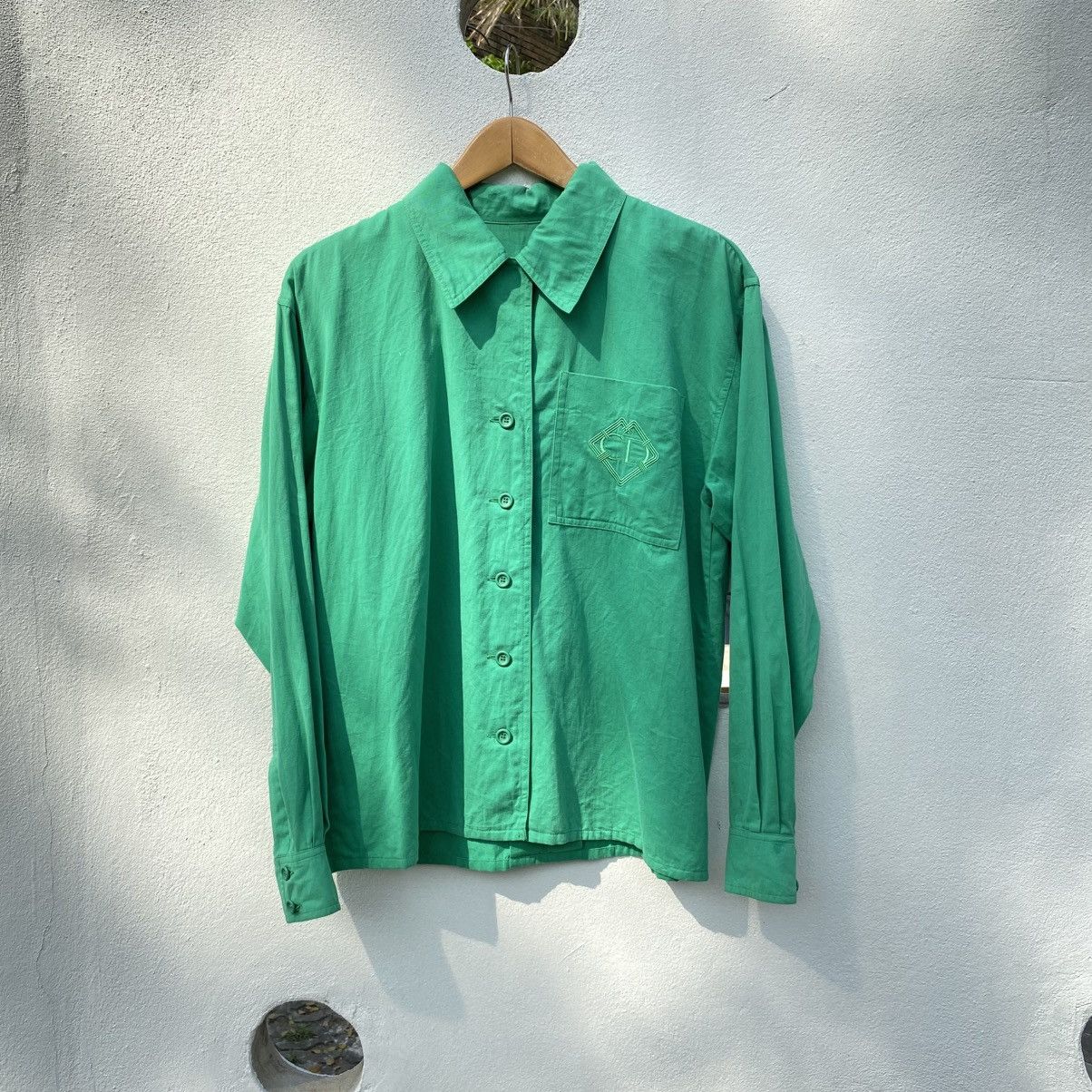 Dior Christian Dior Green Pocket Shirt Size M / US 6-8 / IT 42-44 - 10 Thumbnail