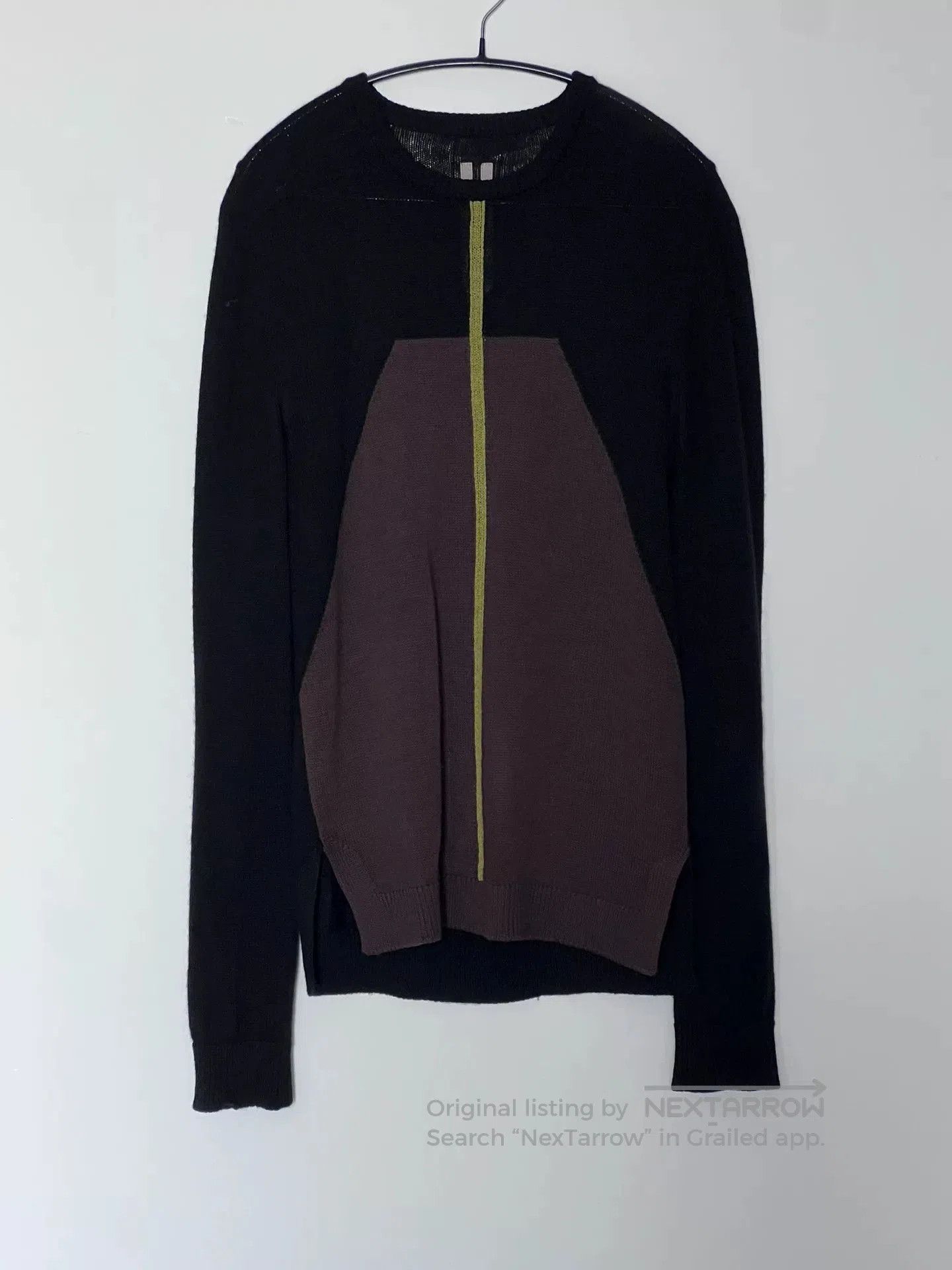 Rick Owens rick owens black color block long sleeve top. Size US L / EU 52-54 / 3 - 1 Thumbnail
