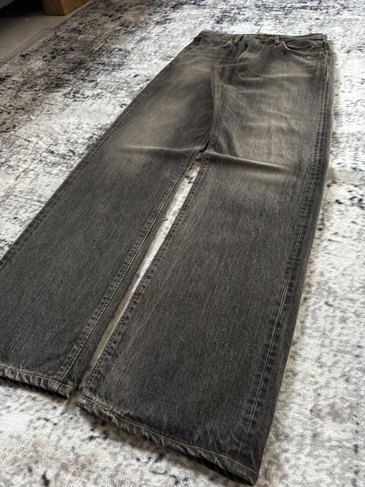 Edwin Rare Edwin 505 13.5 Oz Selvedge Wide Baggy Redline Jeans Size US 32 / EU 48 - 14 Thumbnail