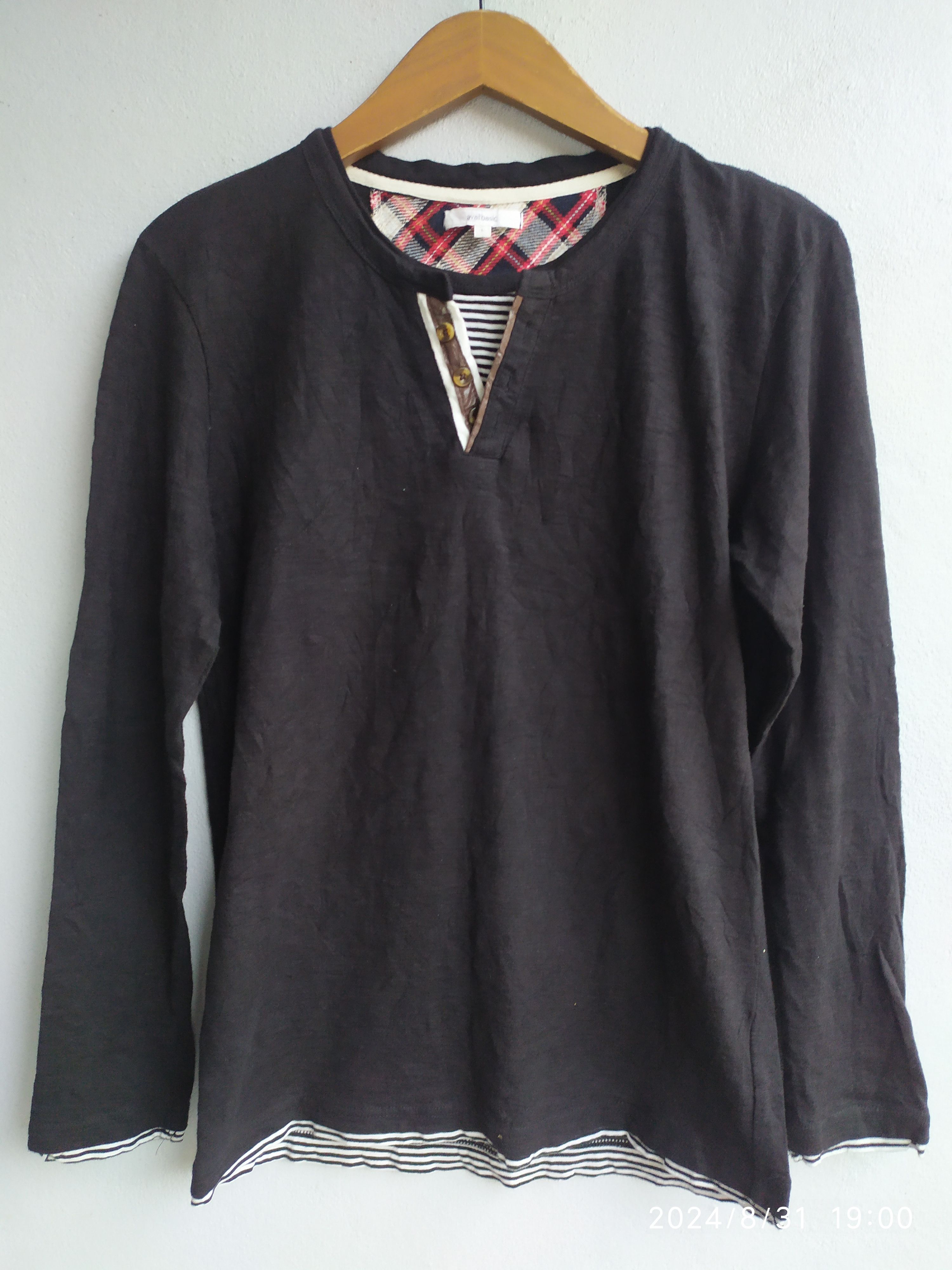If Six Was Nine × Japanese Brand × Le Grande Bleu (L.G.B.) Japanese brand Avail basic Long sleeve shirt Size US L / EU 52-54 / 3 - 1 Thumbnail