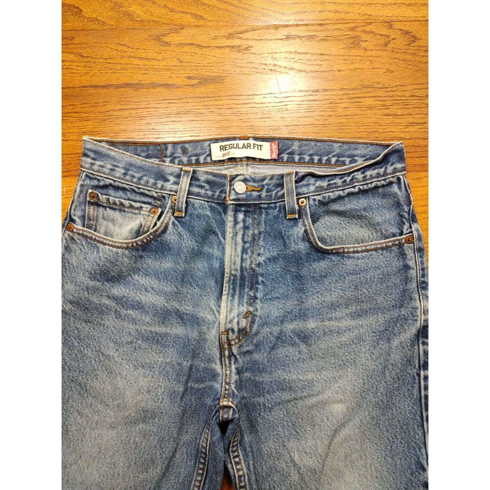 Levi's VINTAGE Levis 505 Jeans Mens 33x30 Blue Straight Denim Western Cowboy Size US 33 - 5 Thumbnail