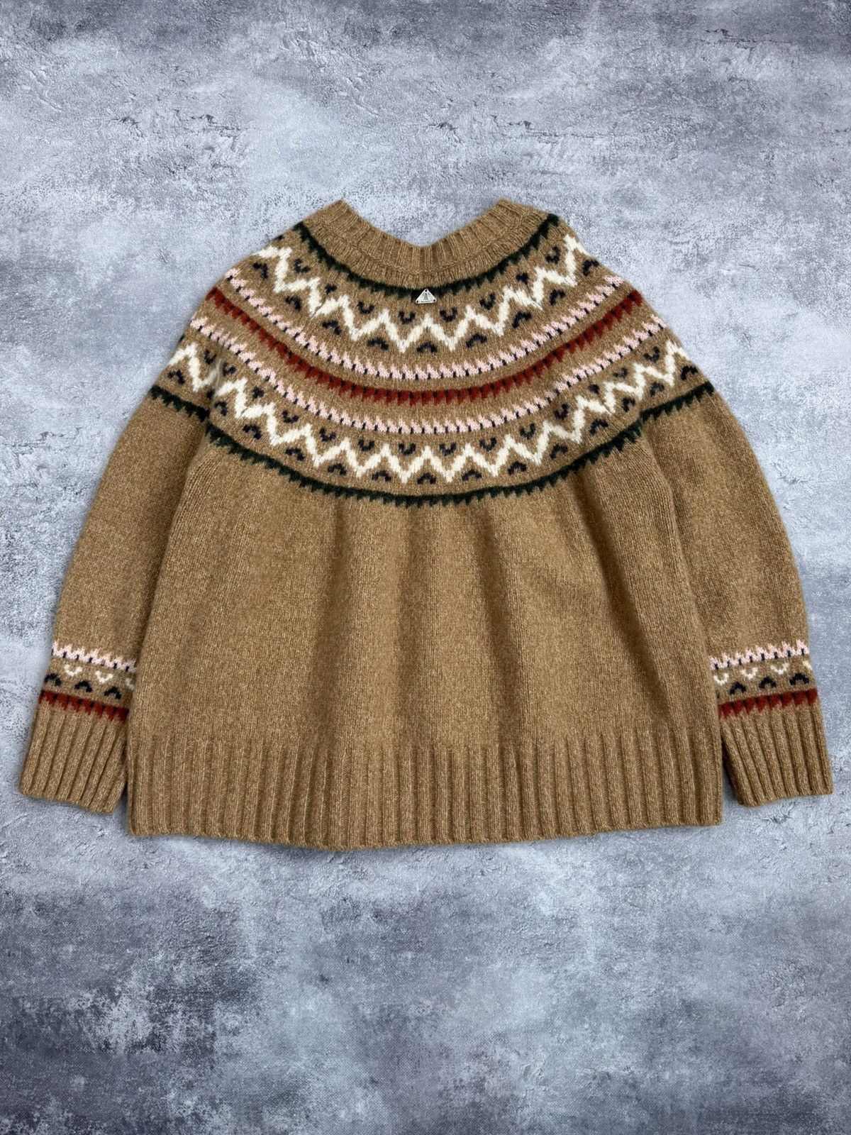 Barbour Barbour Wool Knit Sweater Fair Isle Nordic Women’s Size XL / US 12-14 / IT 48-50 - 14 Thumbnail