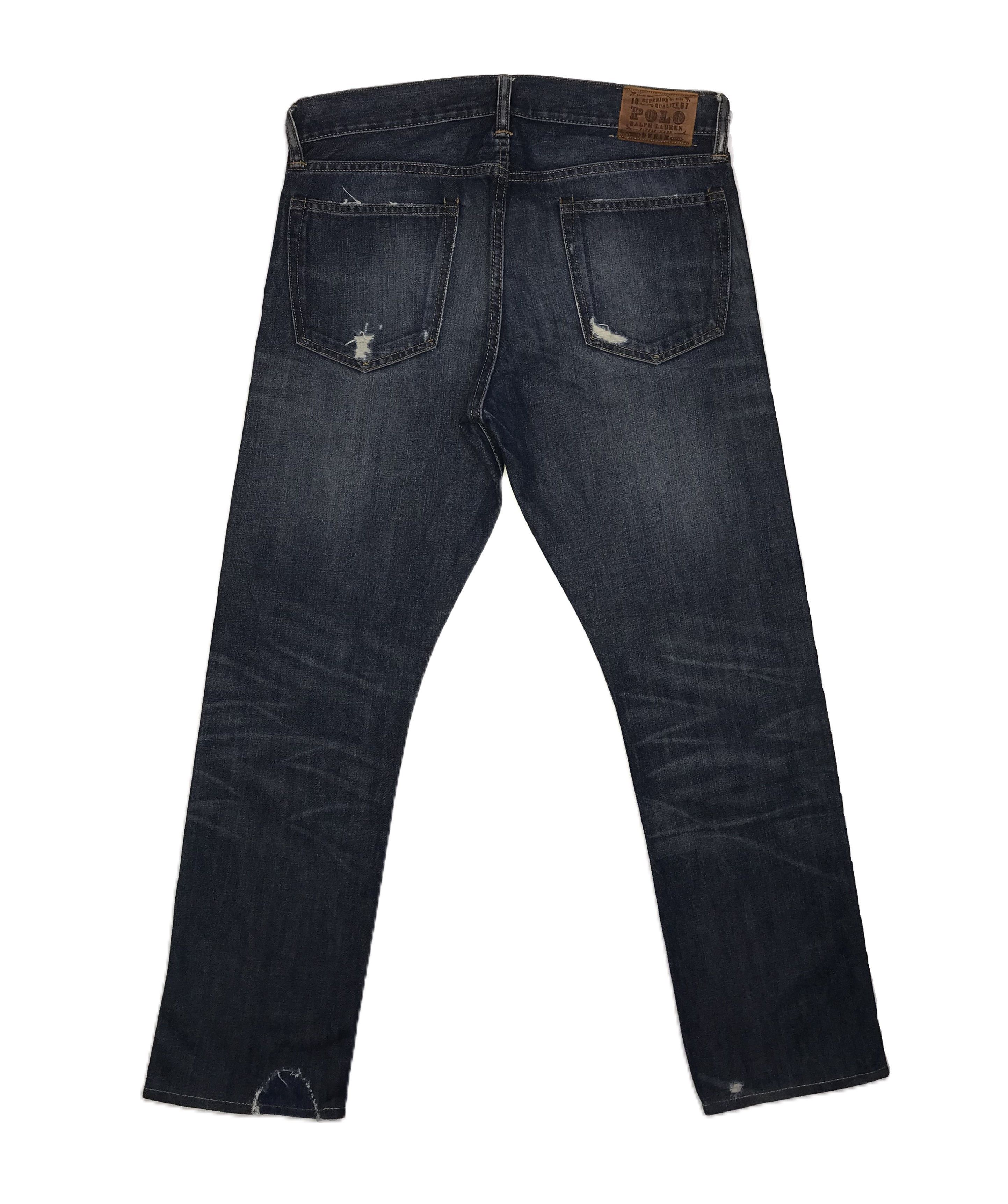 Polo Ralph Lauren Ralph Lauren Varick Slim 625 Jeans Ripped Washed Pant Size US 34 / EU 50 - 2 Thumbnail