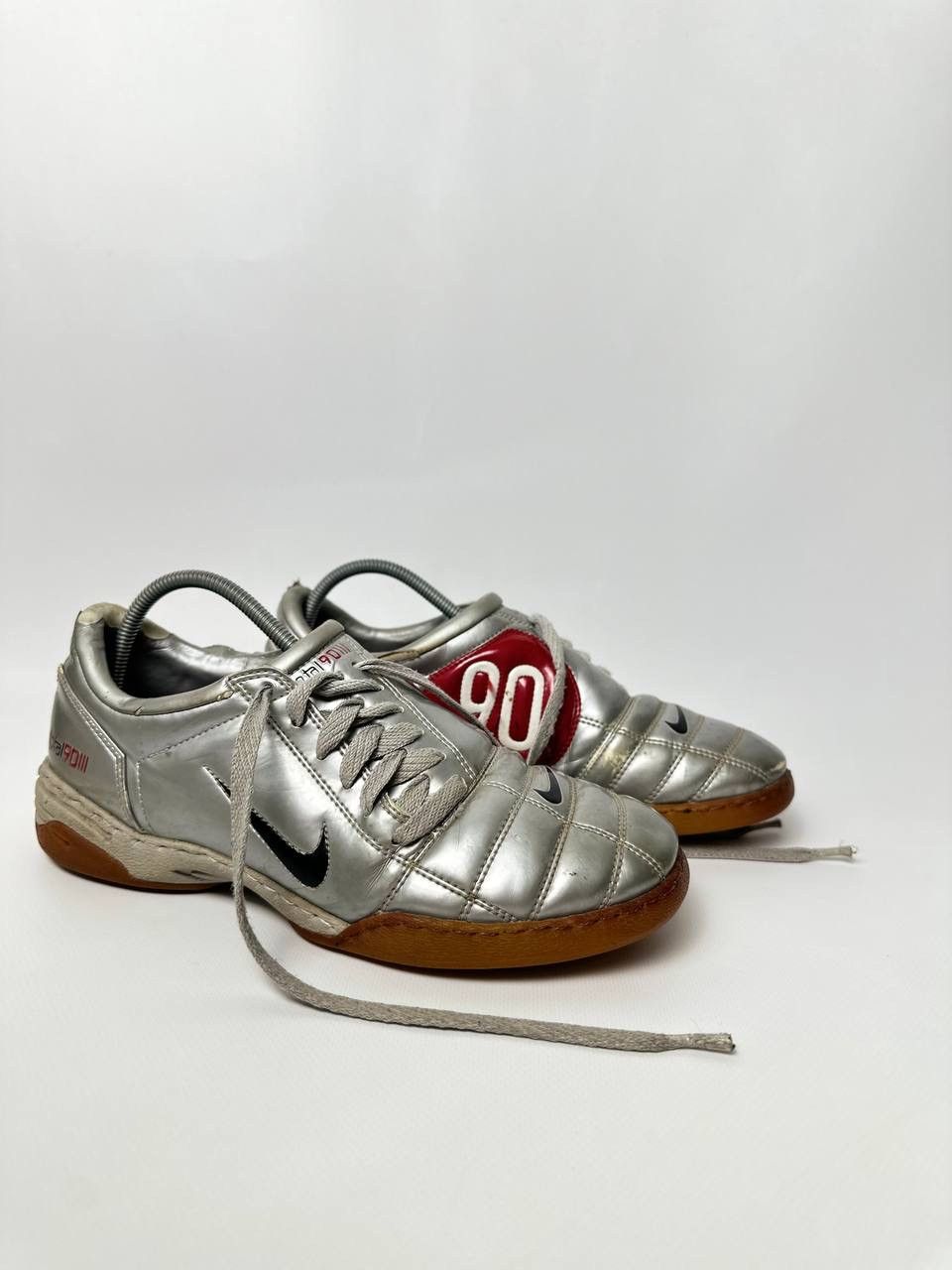 Nike 🔥2000s Nike Total 90 III Rare Silver Shoes Hype Streewear Size US 7 / EU 40 - 1 Thumbnail