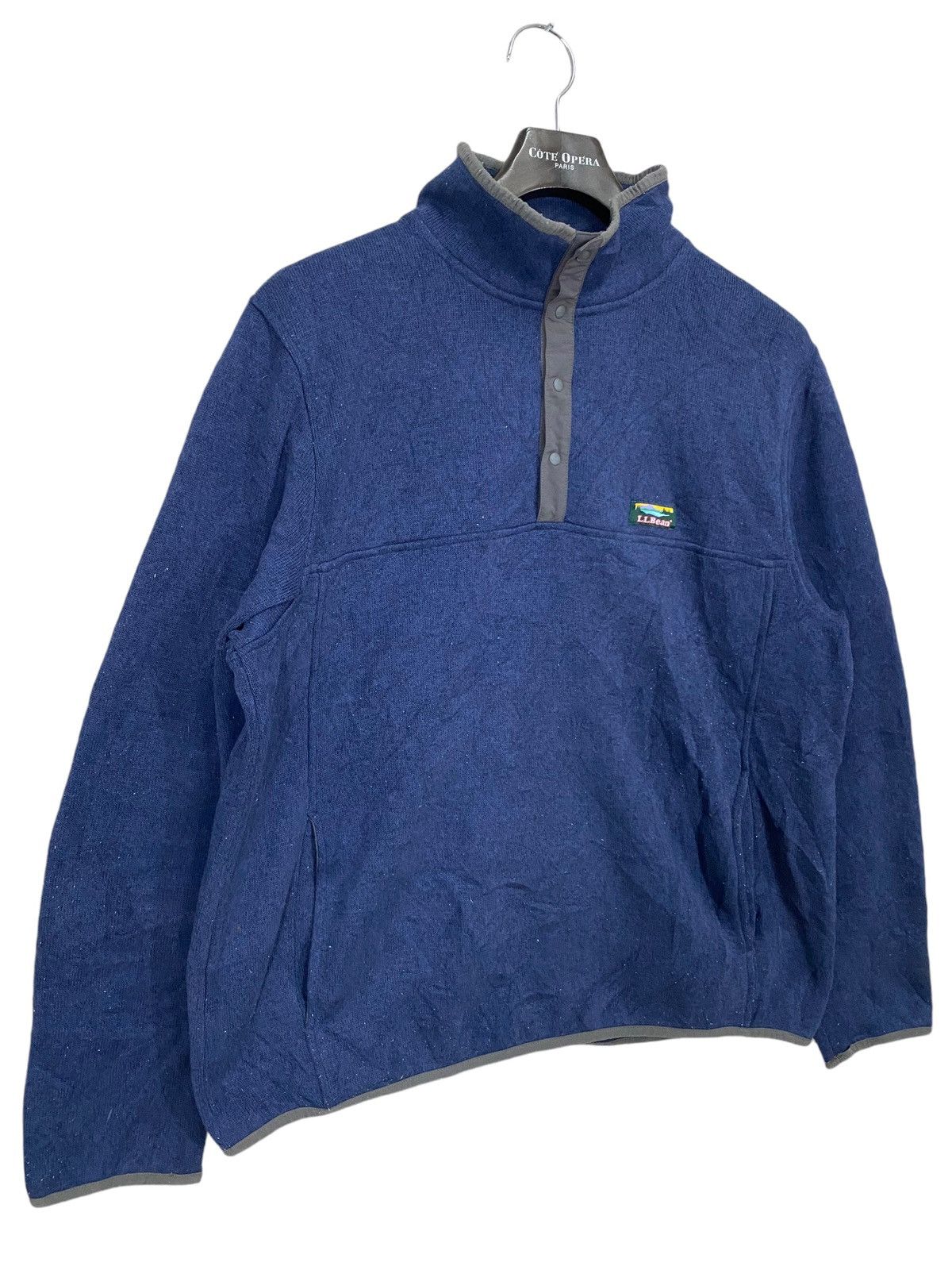 L.L. Bean × Vintage ‼️VINTAGE LL BEAN SWEATER HALF BUTTON Size US L / EU 52-54 / 3 - 3 Thumbnail