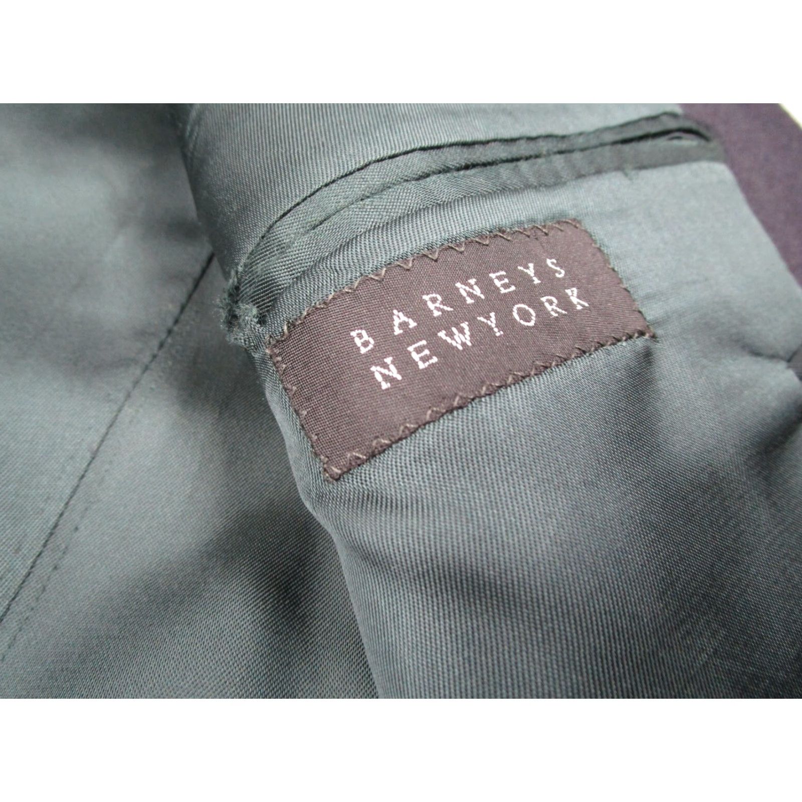 Vintage BARNEYS NEW YORK LORO PIANA Jacket Mens 42 Long Blue Blazer Size 42R - 2 Thumbnail