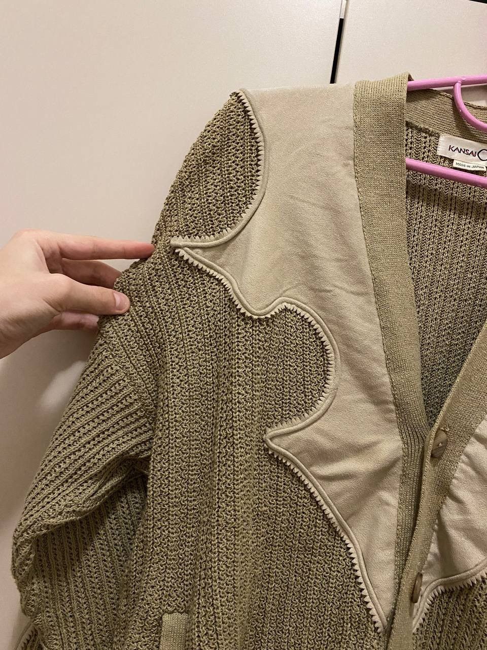 Japanese Brand × Kansai Yamamoto ULTRA RARE Vintage 80s Kansai Yamamoto Eagle cardigan Size US S / EU 44-46 / 1 - 9 Thumbnail