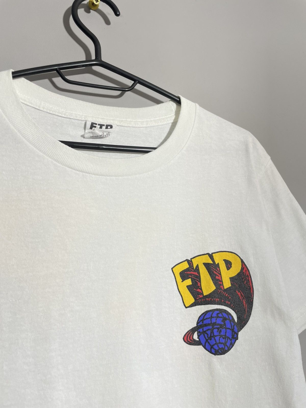 Fuck The Population FTP Earth Logo White tshirt size S Size US S / EU 44-46 / 1 - 4 Thumbnail