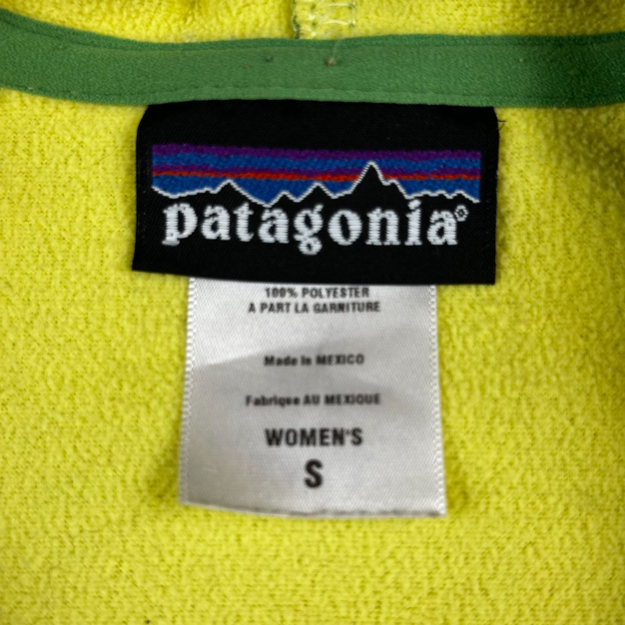 Patagonia Patagonia Womens S Green Hooded Full-Zip Jacket 100% Polyest Size US S / EU 44-46 / 1 - 3 Thumbnail