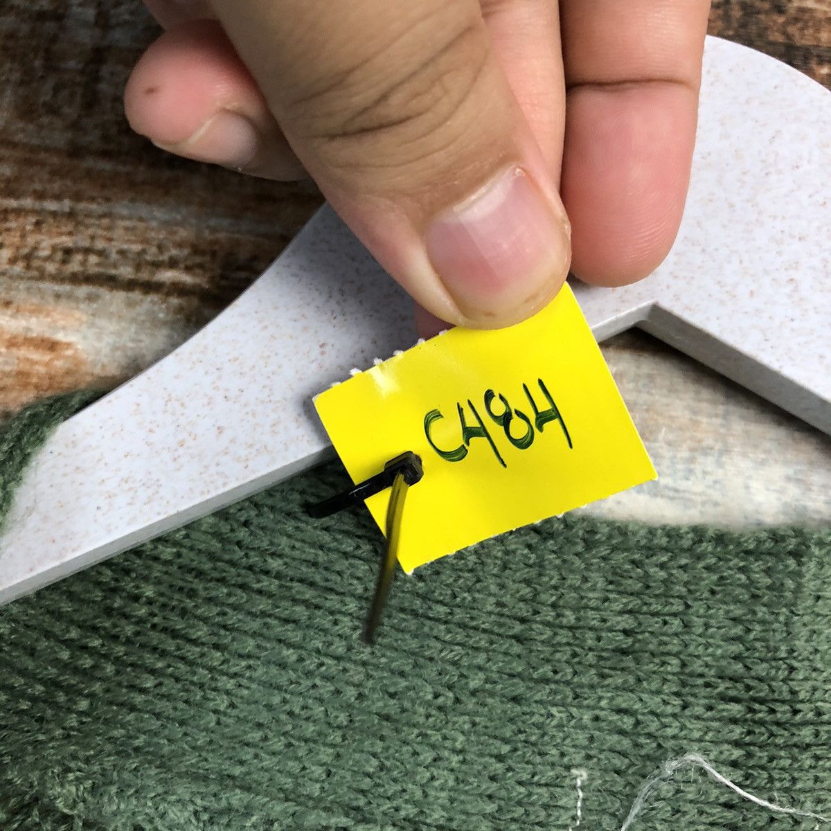 Japanese Brand DL Cashmilon Green Cardigan Knitwear #C484 Size XL / US 12-14 / IT 48-50 - 8 Thumbnail