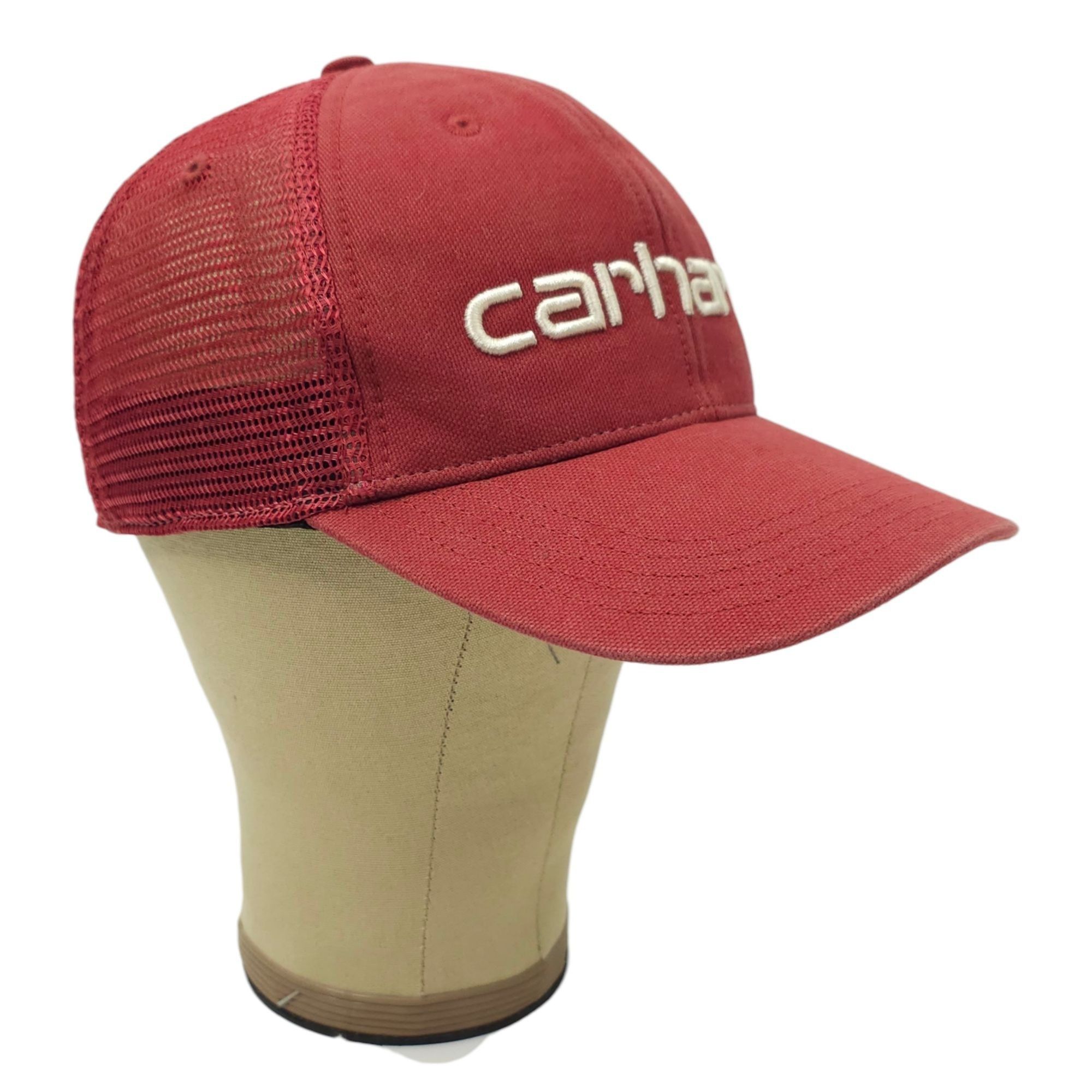 Carhartt Carhartt Canvas Mesh Back Logo Graphic Cap Hat Snapback Size ONE SIZE - 3 Thumbnail