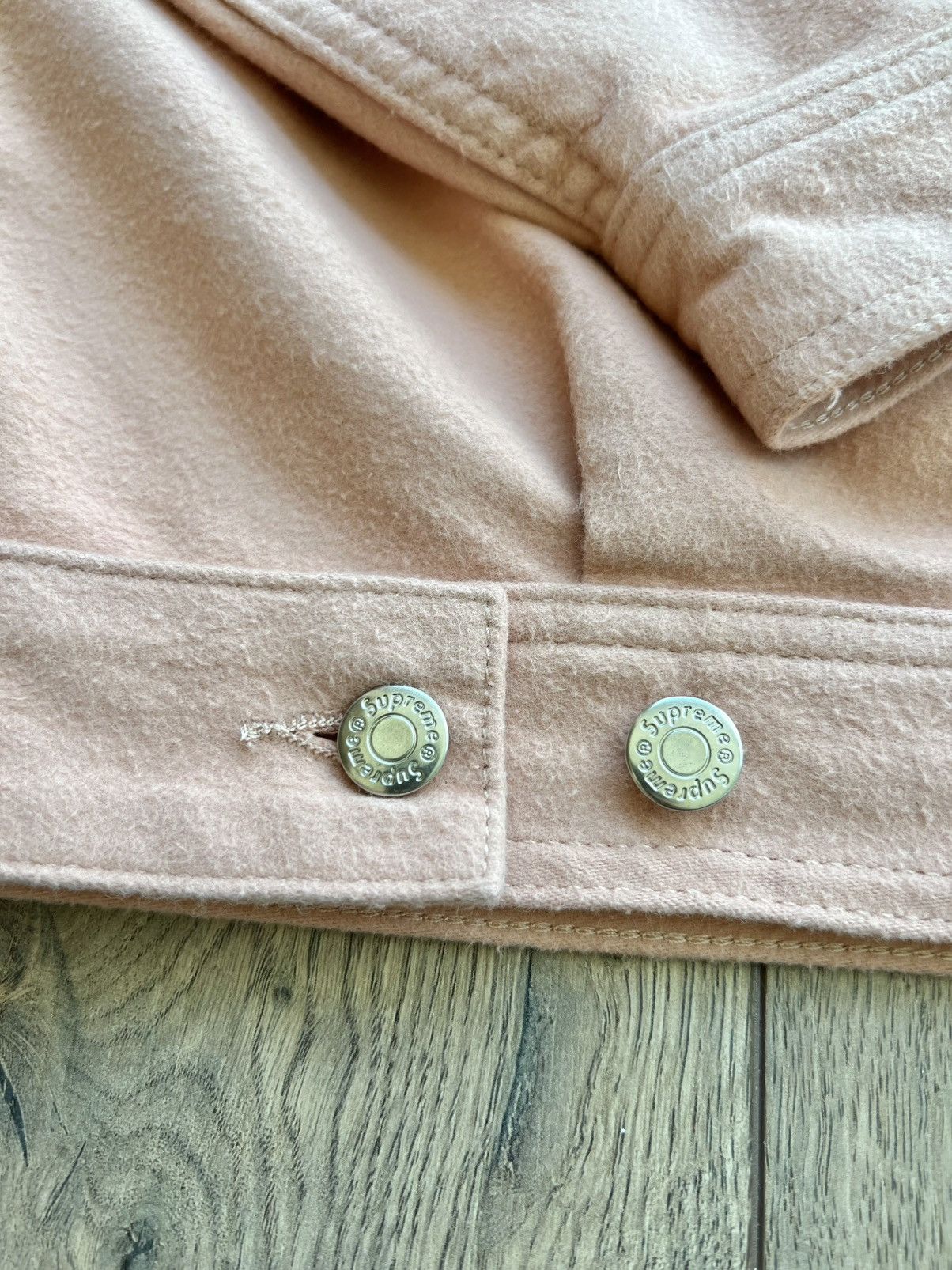 Supreme Supreme Moleskin Work Jacket Dusty Pink Medium Size US M / EU 48-50 / 2 - 15 Thumbnail