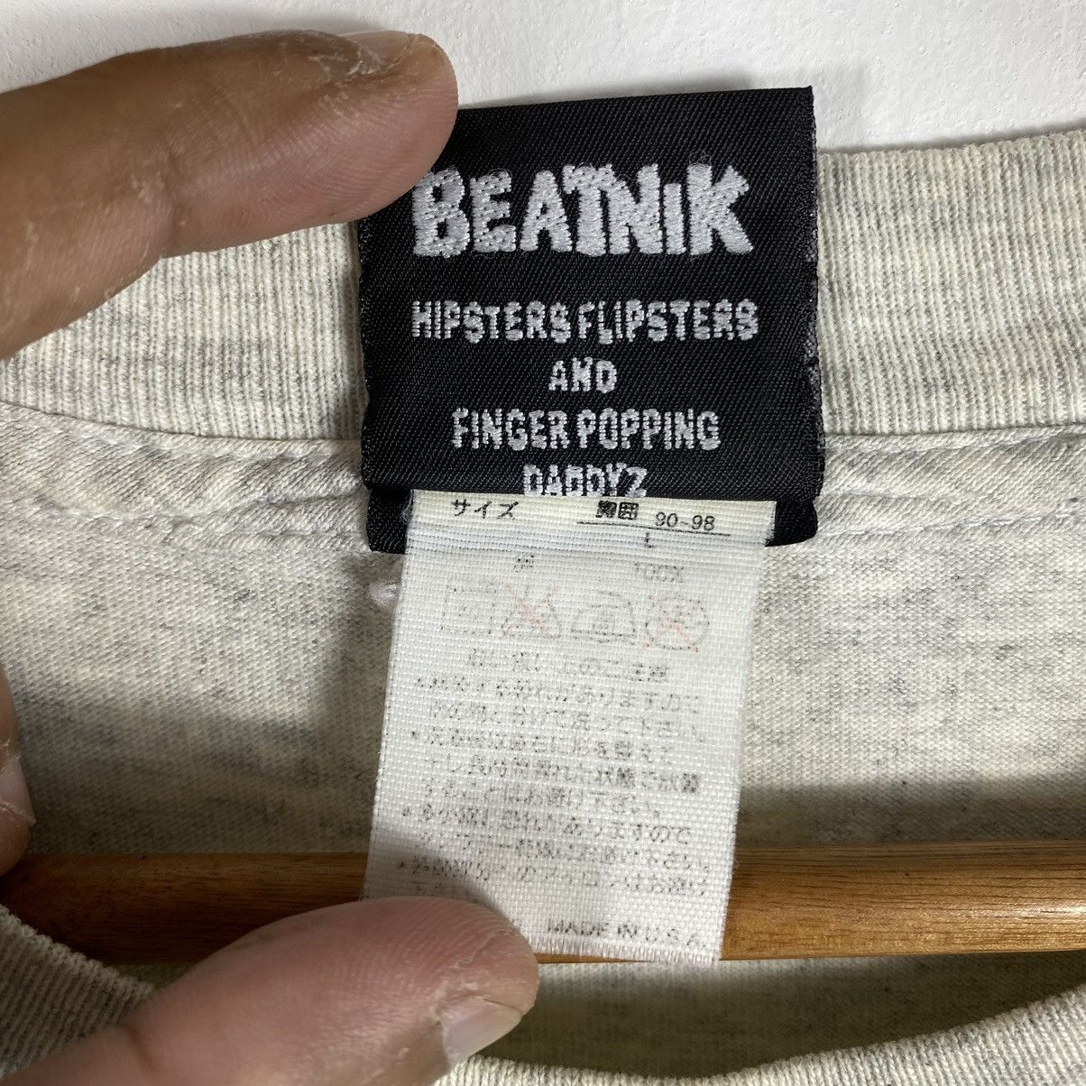 Vintage VINTAGE 90's BEATNIK FROM MANATTAN TO MALIBU TEE Size US L / EU 52-54 / 3 - 10 Thumbnail