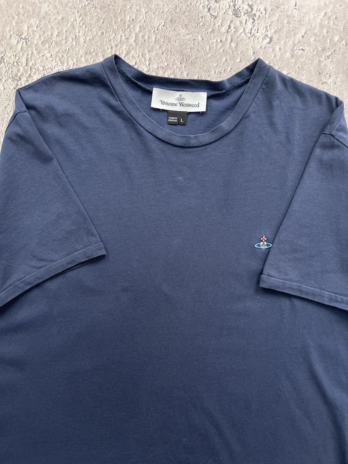Vintage × Vivienne Westwood Vivienne Westwood Polo T Shirt Vintage Small Orb Logo Luxury Size US L / EU 52-54 / 3 - 4 Thumbnail