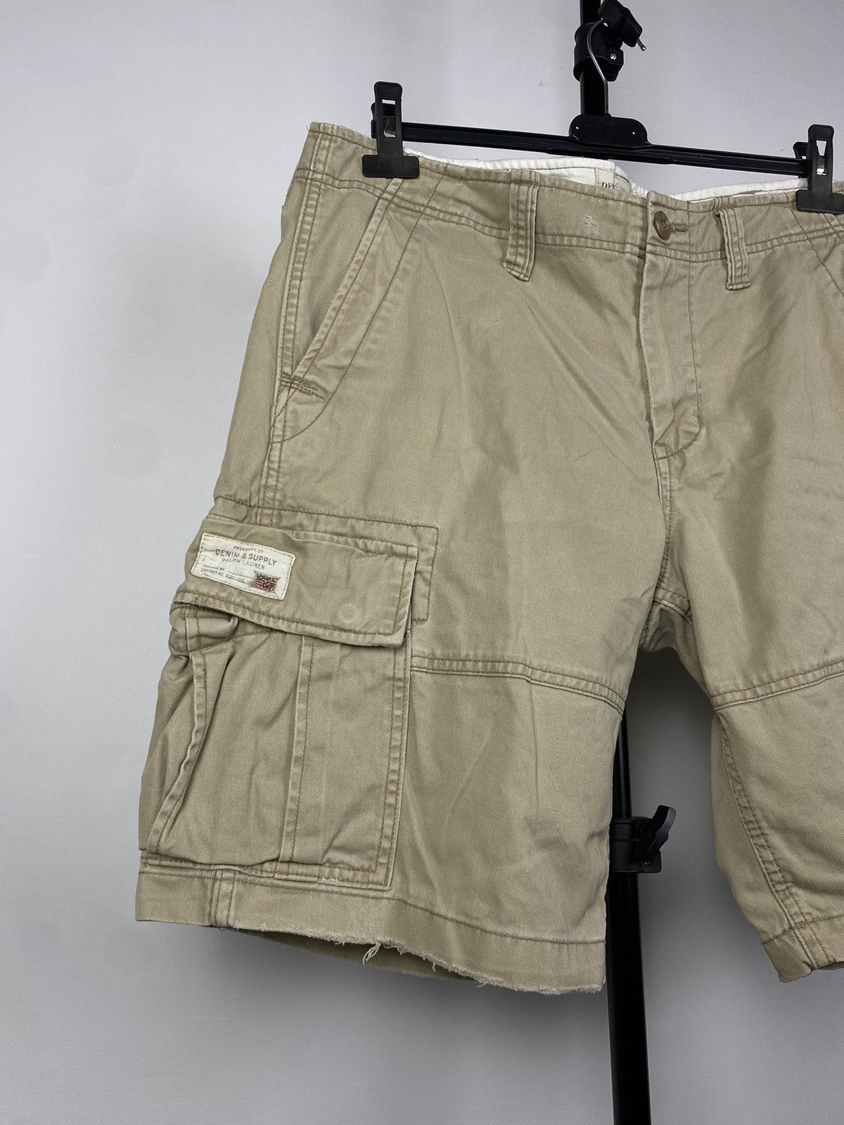 Polo Ralph Lauren × Vintage Vintage 00s Y2K Baggy Polo Ralph Lauren Skater Cargo Shorts! Size US 34 / EU 50 - 3 Thumbnail