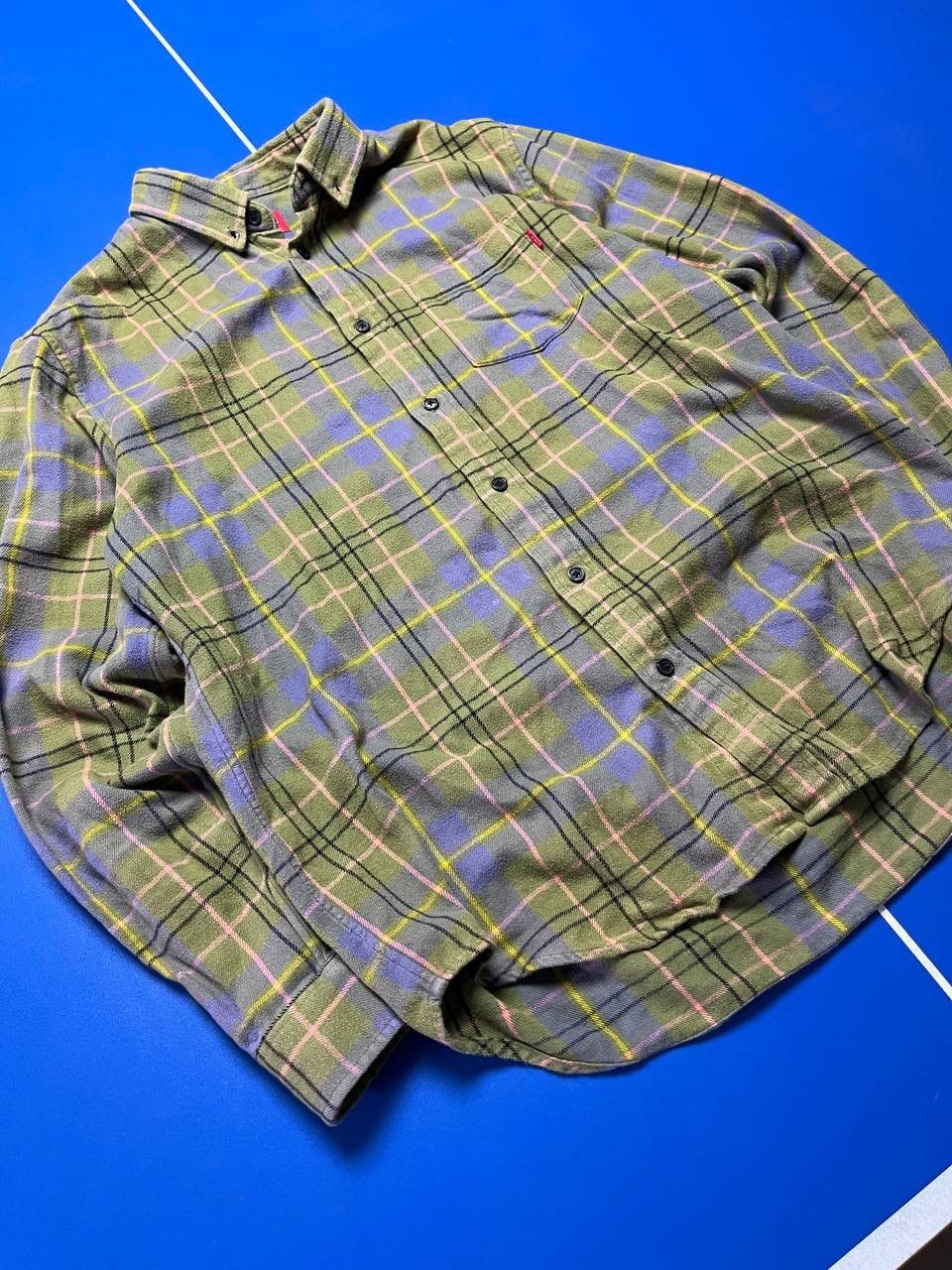 Supreme Supreme Tartan Flannel Shirt Size US L / EU 52-54 / 3 - 2 Thumbnail
