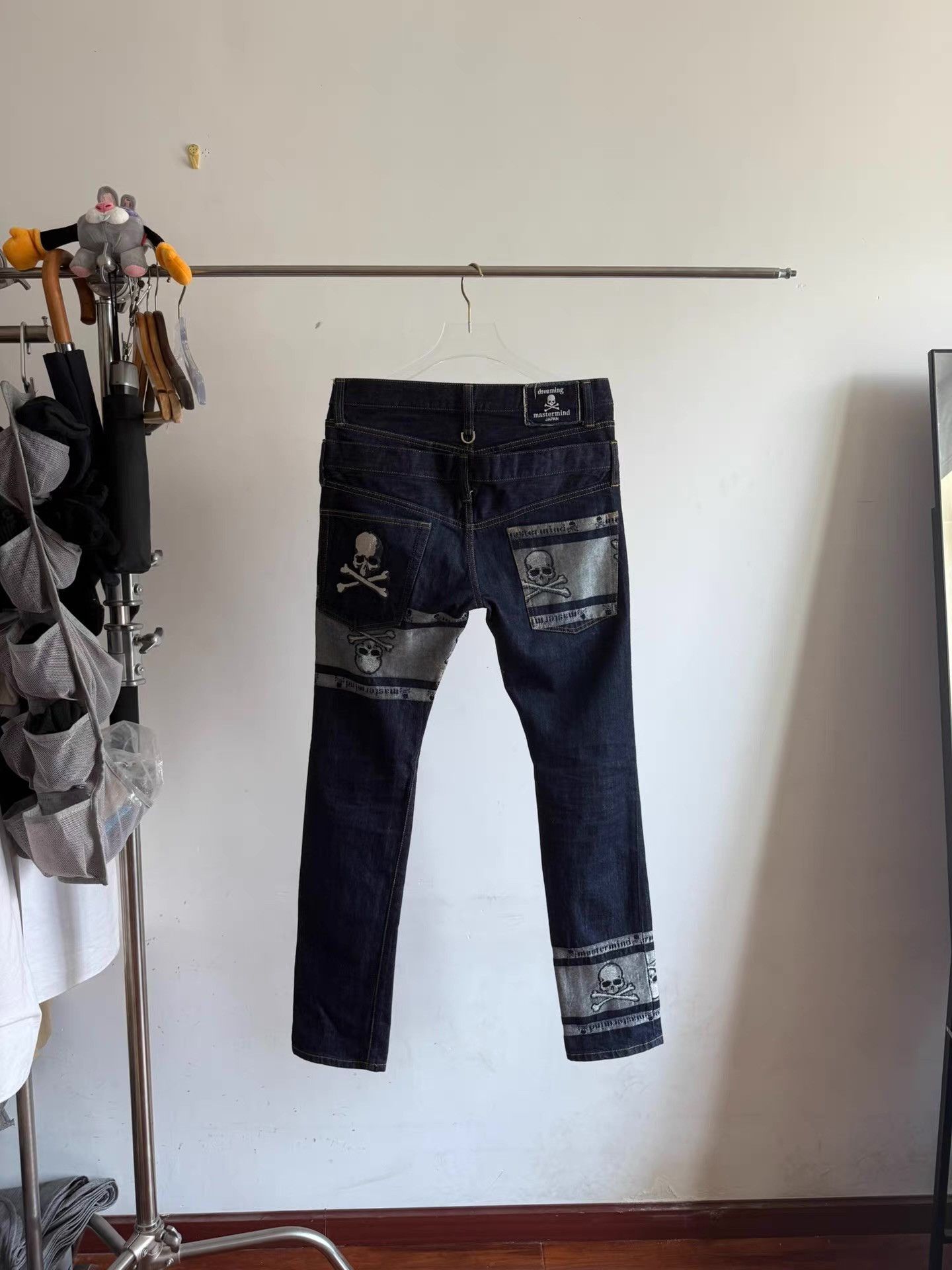 Mastermind Japan Mastermind Japan Silver Thread Double-Waist Jeans Q17 Size US 34 / EU 50 - 2 Thumbnail