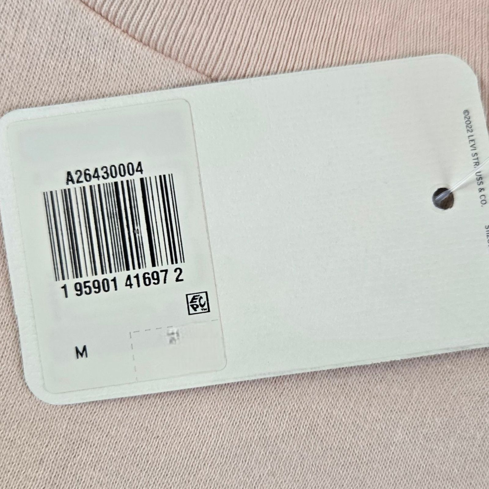 Levi's Levi's Peach Pink Graphic Logo Cropped Sweatshirt Medium Size M / US 6-8 / IT 42-44 - 6 Thumbnail