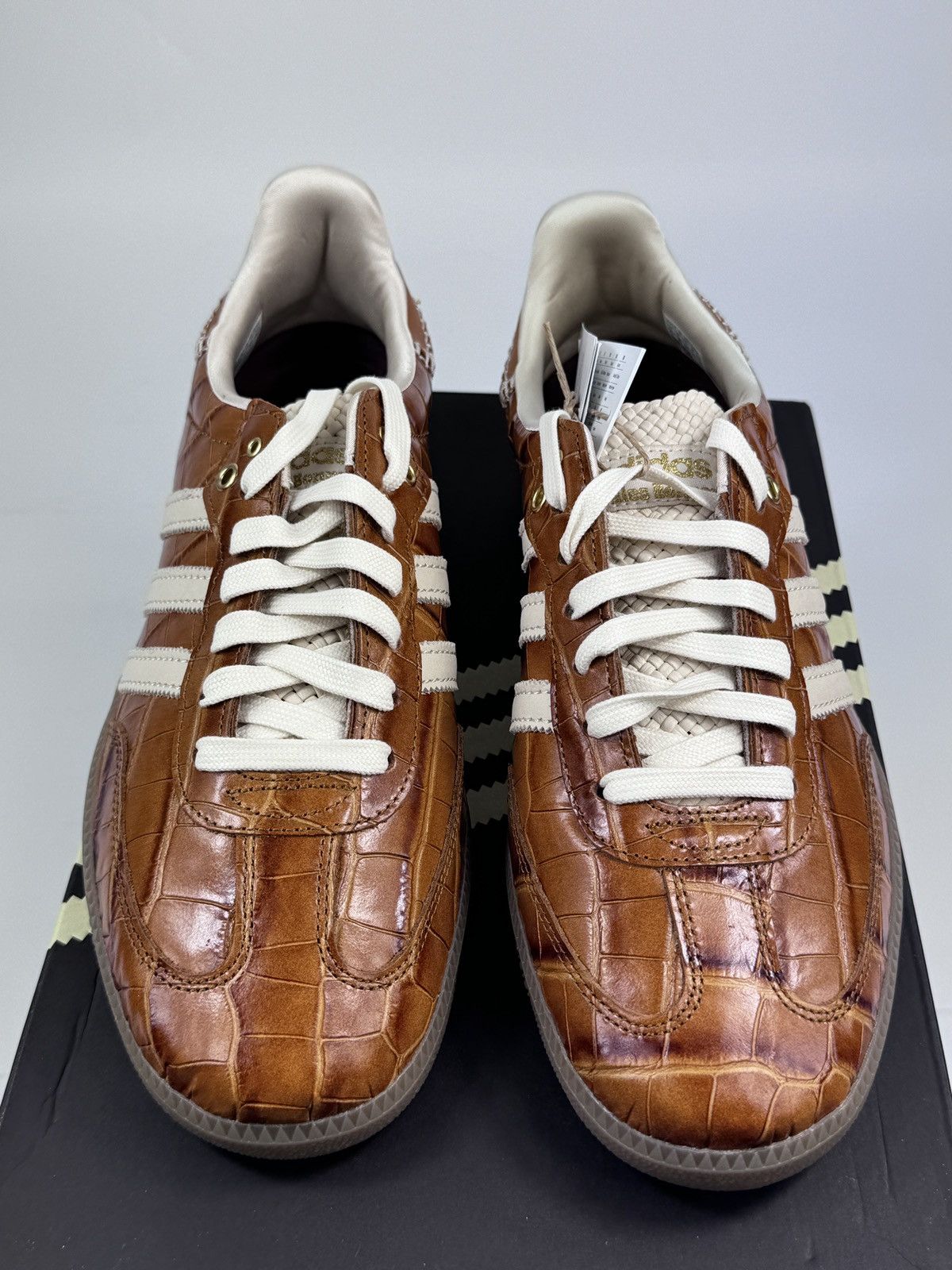 Adidas × Wales Bonner ADIDAS SAMBA BROWN CROC SNEAKERS Size US 9.5 / EU 42-43 - 2 Thumbnail
