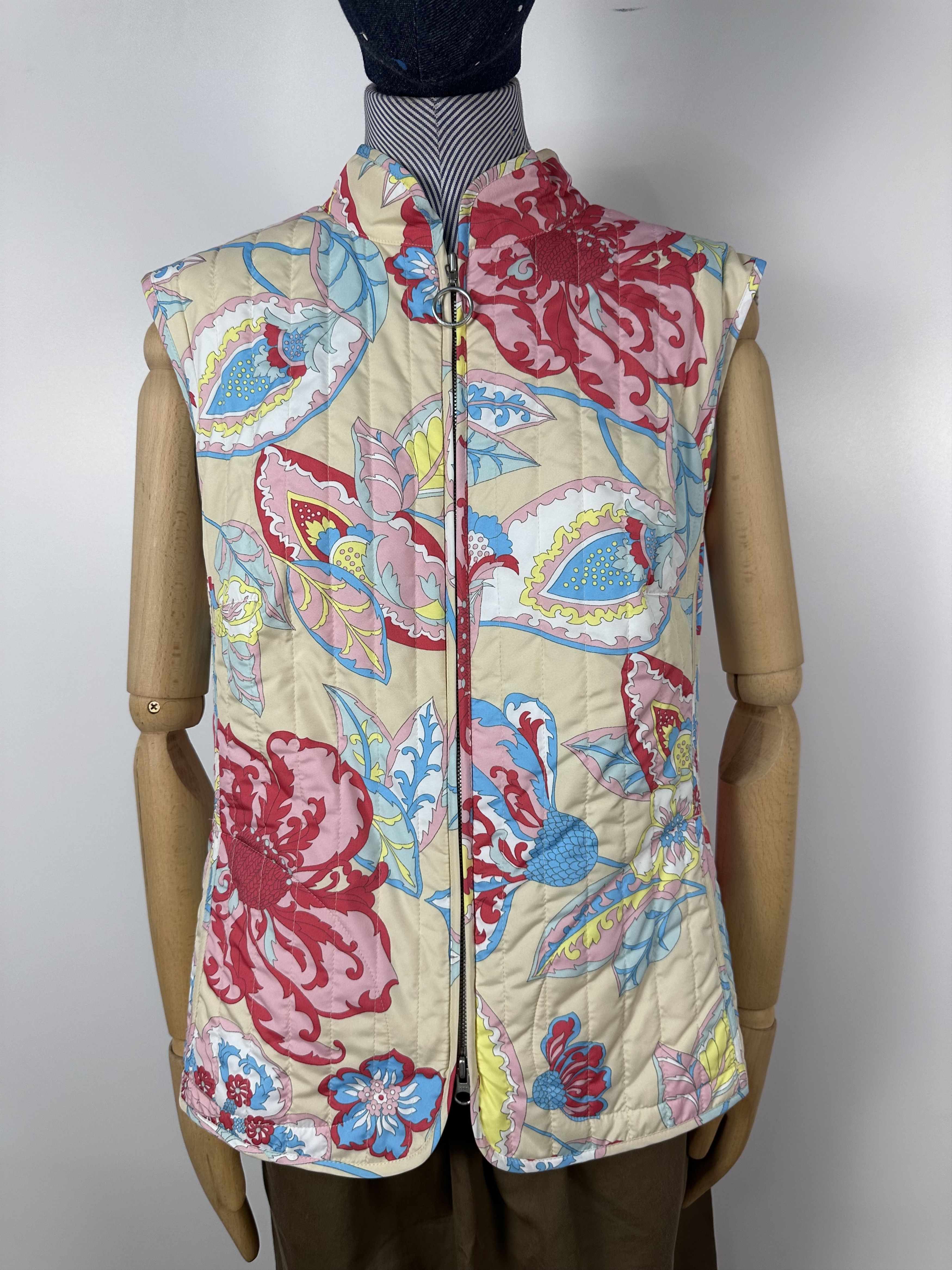 Escada × Escada Sport Escada Sport Element Quilted Floral Vest Womens Size S Size S / US 4 / IT 40 - 7 Thumbnail