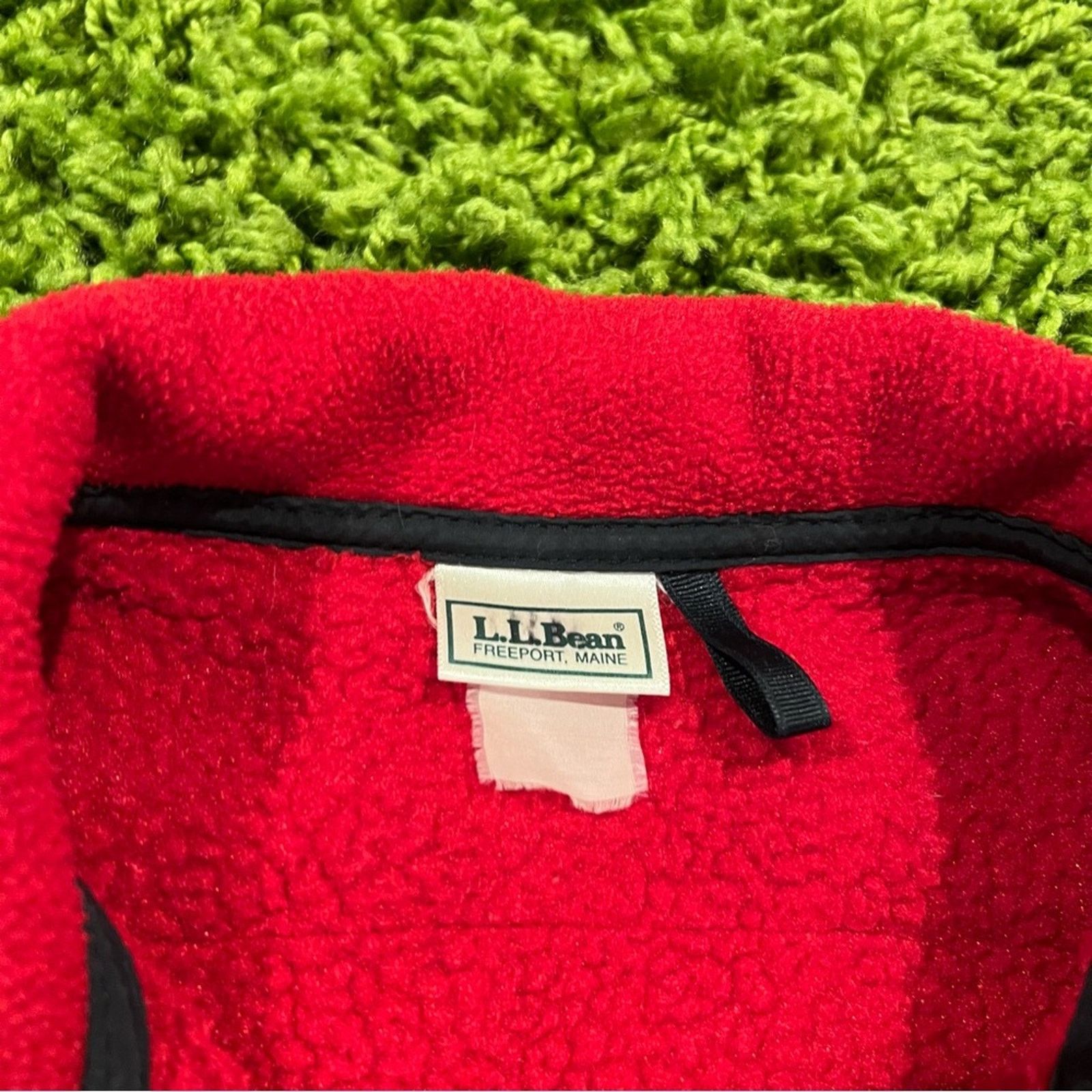 L.L. Bean × Vintage Vintage L.L. Bean All Conditions Fleece Full Zip Vest Jacket Size US L / EU 52-54 / 3 - 3 Thumbnail
