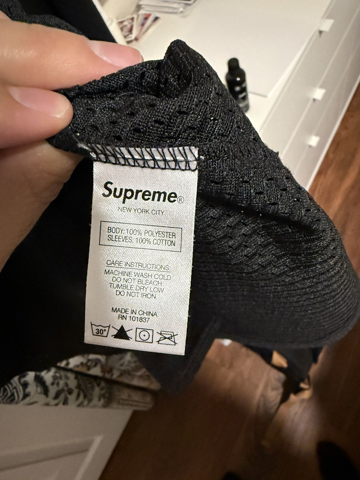 Supreme Supreme Mesh Hooded Baseball Jersey Size US M / EU 48-50 / 2 - 5 Thumbnail