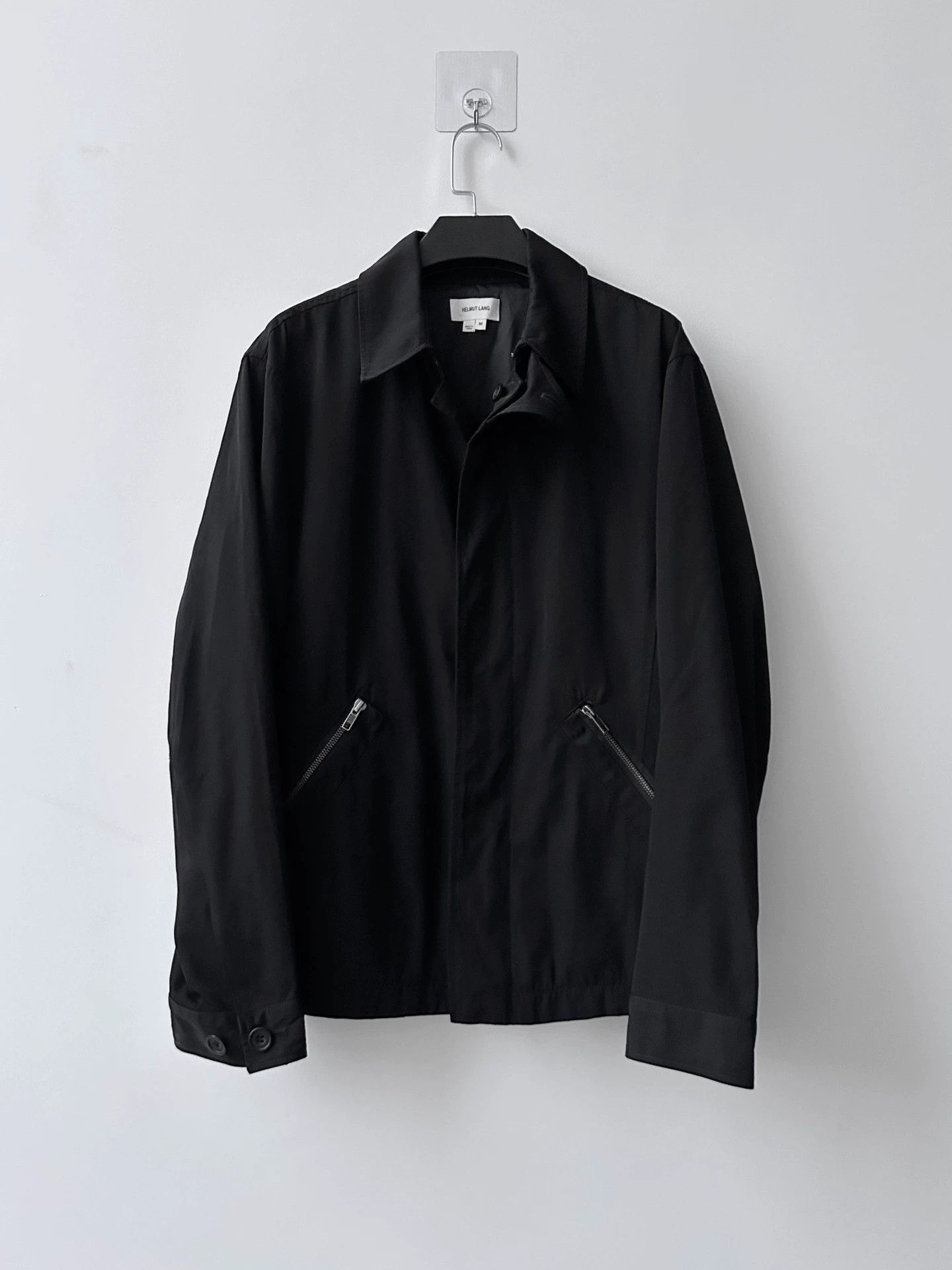 Helmut Lang HELMUT LANG Lock Collar Nylon Jacket Black M Size US M / EU 48-50 / 2 - 1 Thumbnail