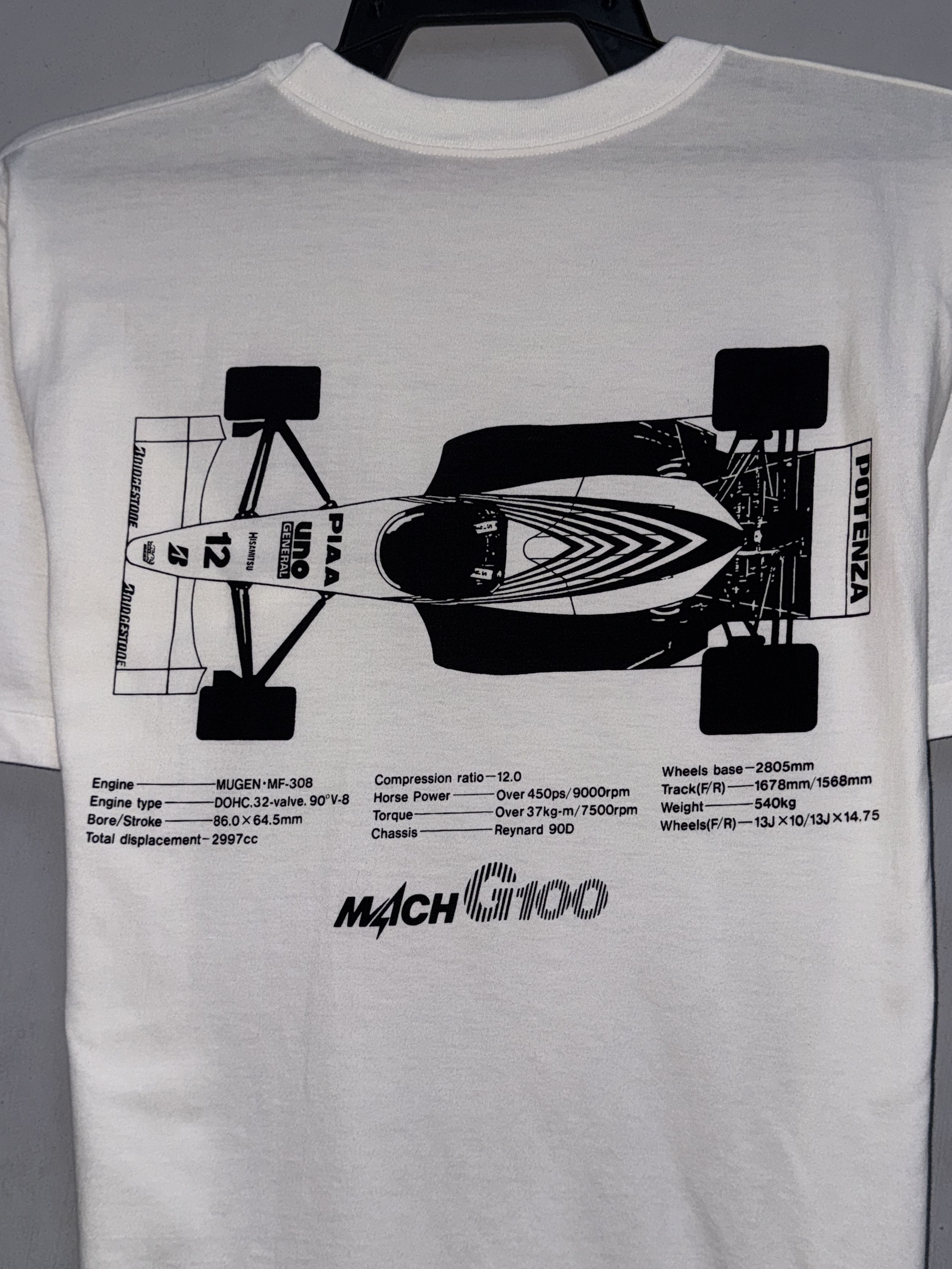 Vintage Reynard 90D Mach C100 Vintage T-shirt Size US M / EU 48-50 / 2 - 2 Thumbnail