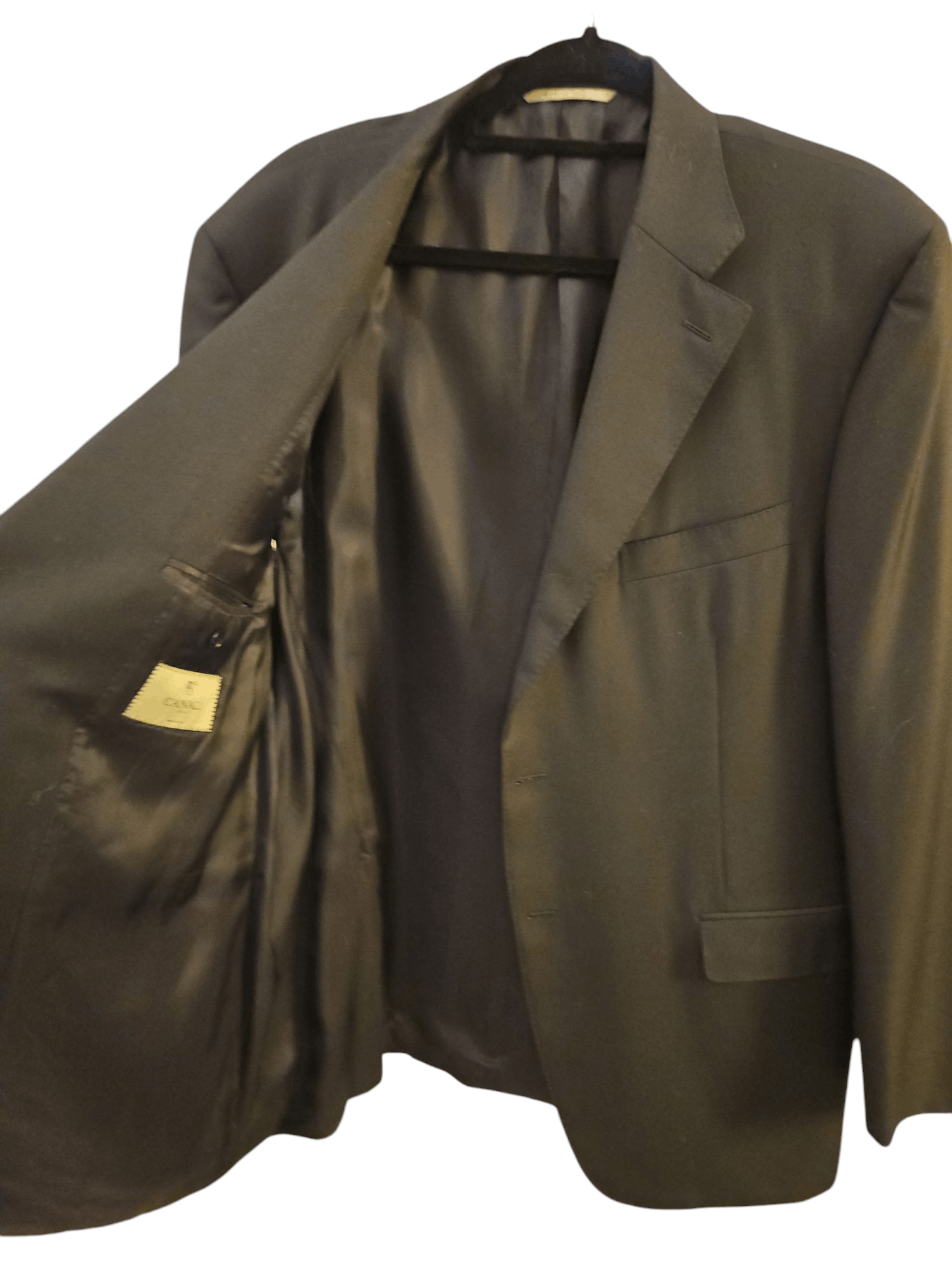 Canali Black Suit Coat by Canali Blazer 48R (US) 58R (EU) Size 48R - 18 Thumbnail