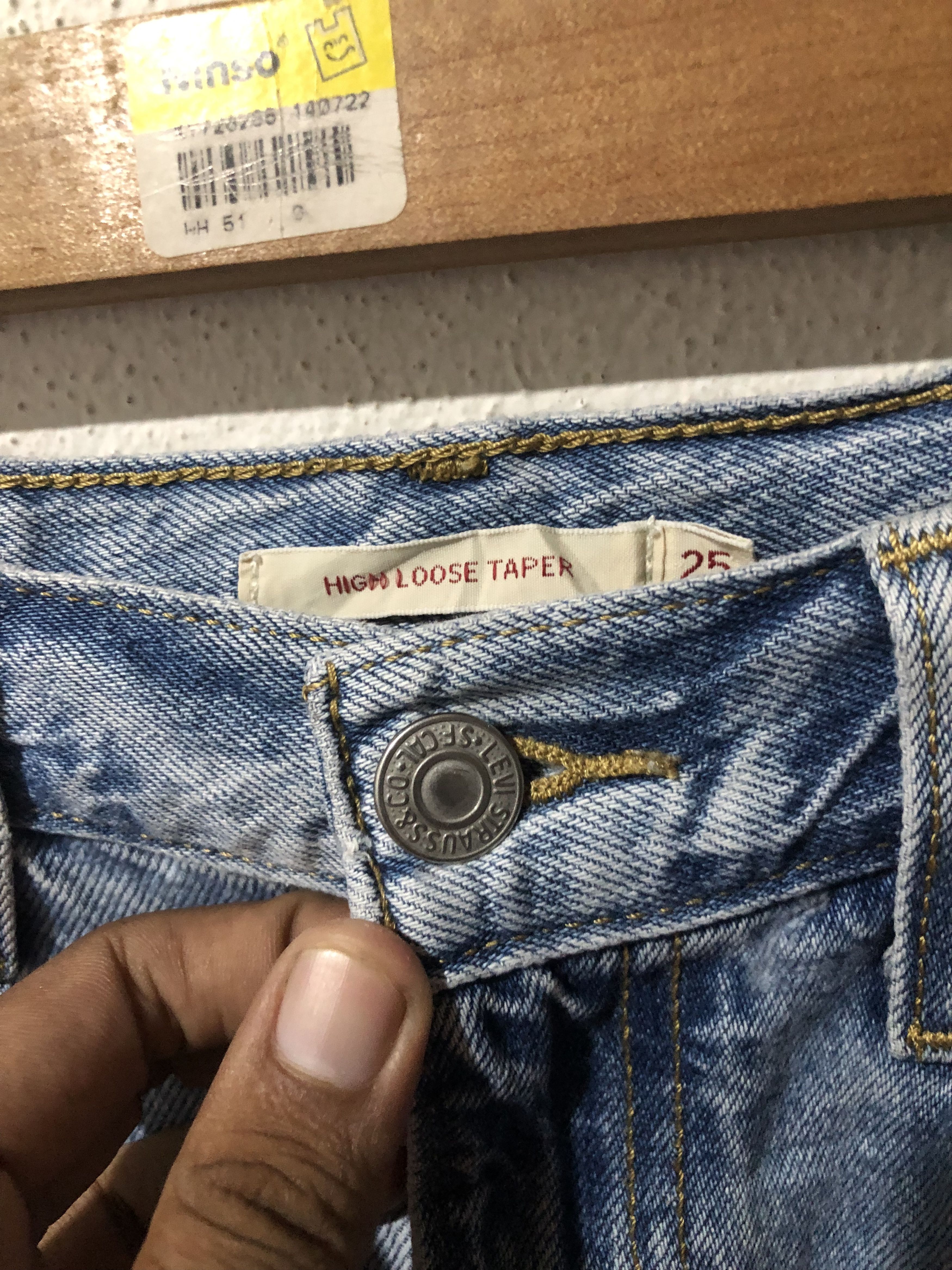 Levi's Levis Big E High Loose Taper Size 28" / US 6 / IT 42 - 4 Thumbnail