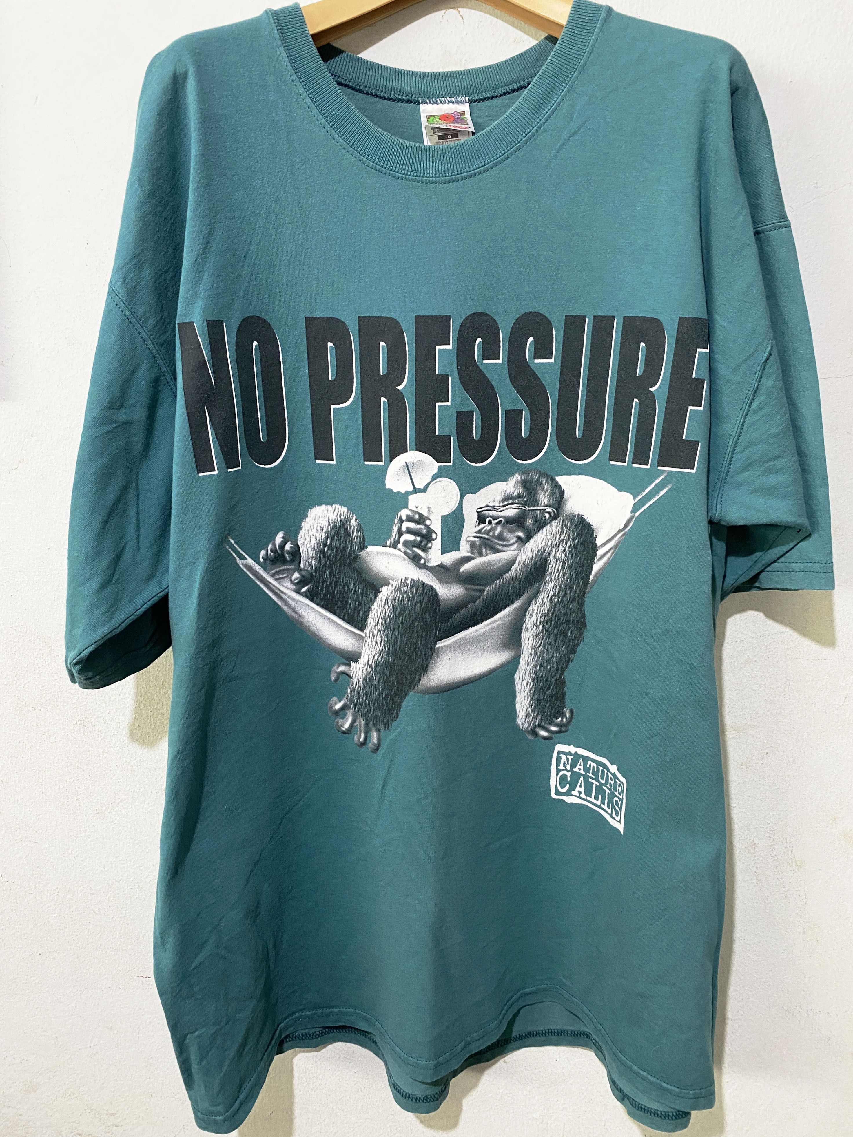 Vintage Vintage No Pressure Nature Calls Shirt Size US XL / EU 56 / 4 - 1 Thumbnail