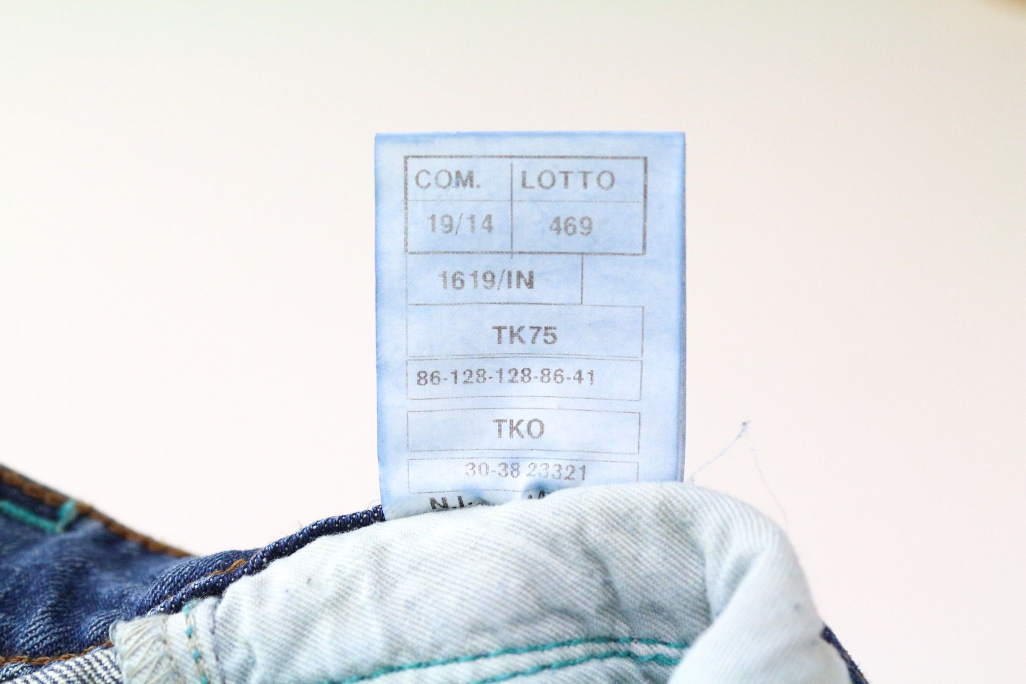 Takeshy Kurosawa TK75 W30 Blue Slim Stretch Distress Jeans 76026 Size US 30 / EU 46 - 6 Thumbnail