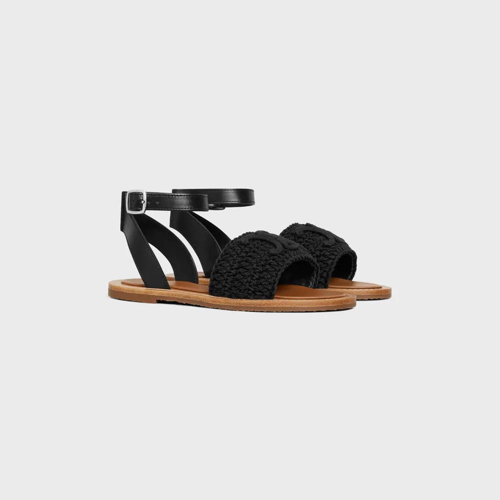 Celine Celine Lympia Triomphe Sandals Size US 7.5 / IT 37.5 - 2 Thumbnail