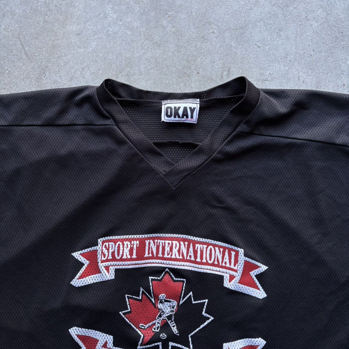 NHL vintage 90s CANADA HOCKEY ACADEMY Spellout jersey Size US L / EU 52-54 / 3 - 8 Thumbnail