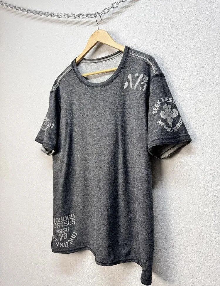 Affliction Affliction Vintage Reversible Double Skull T Shirt Size US XL / EU 56 / 4 - 9 Thumbnail