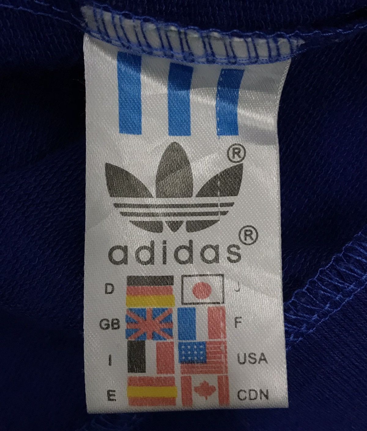 Adidas × Vintage Vintage Adidas Big Logo Made In Germany Hoodie Size US M / EU 48-50 / 2 - 11 Thumbnail