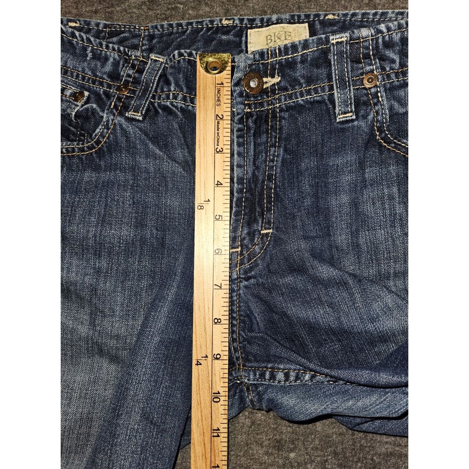 Vintage BKE Whitney Jeans Women's 31x31 Bootcut Blue Denim Solid Embroidered Logo Buckle Bke Preppy Cowboy Rock Everyday Casual Regular Size 24" / US 00 / IT 34 - 5 Thumbnail