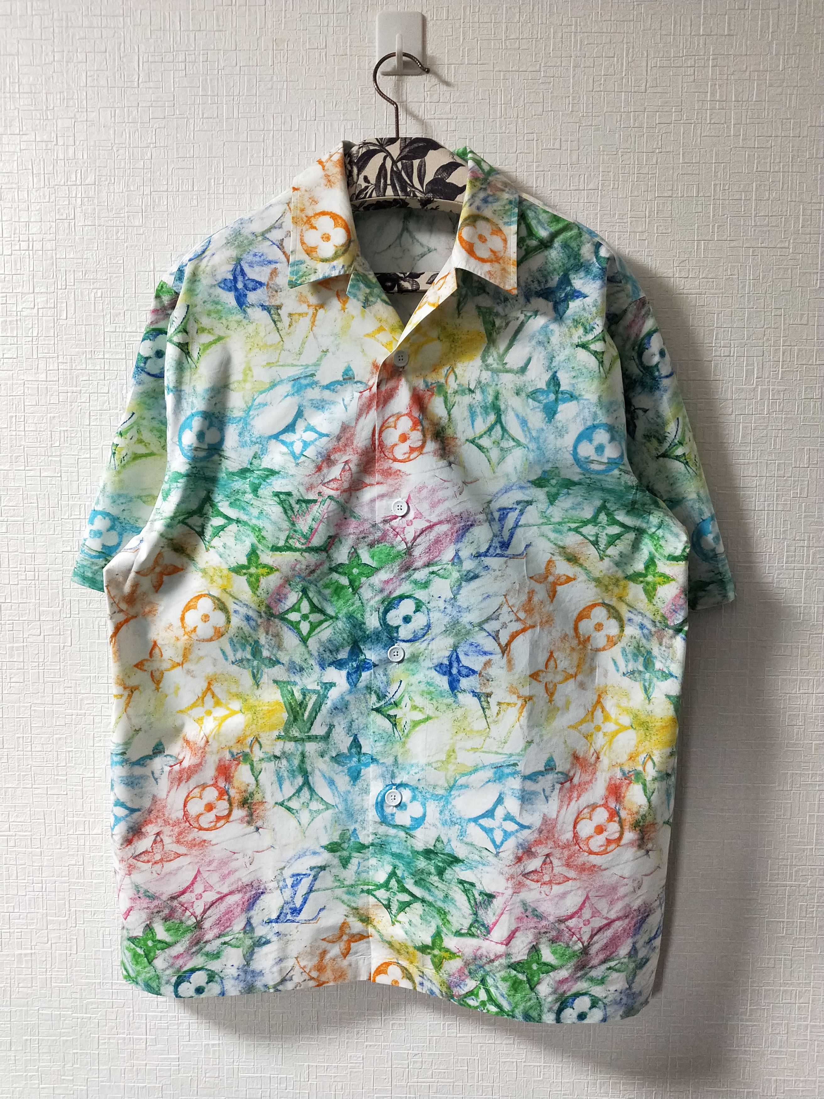 Louis Vuitton × Virgil Abloh Multicolor Pastel Hawaiian Camp Shirt Size US M / EU 48-50 / 2 - 1 Thumbnail